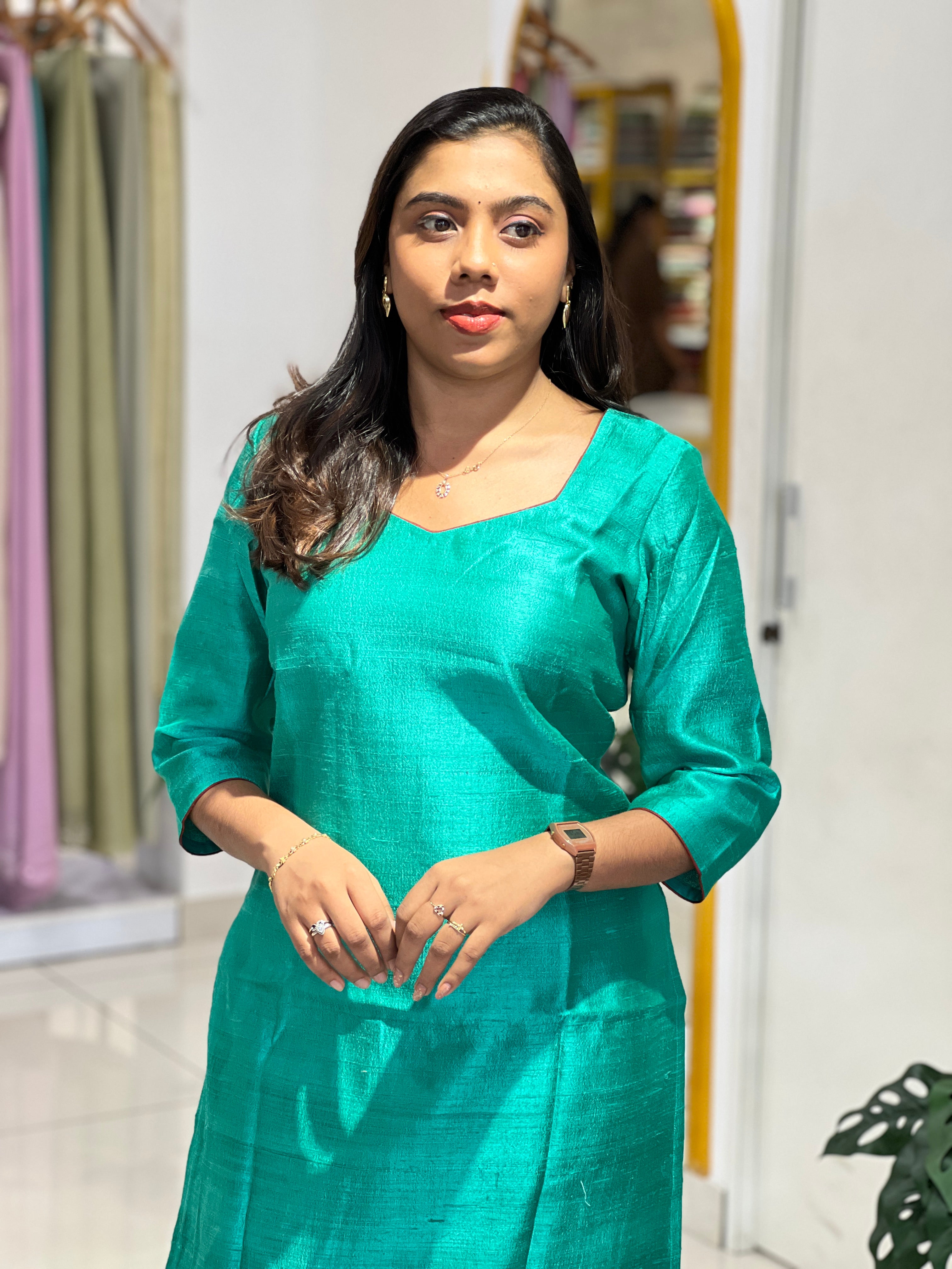 Printed Pattern Tussar Kurta Set I| HP143