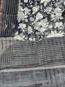 Floral Printed Design  Silk Chanderi Saree | RGD450