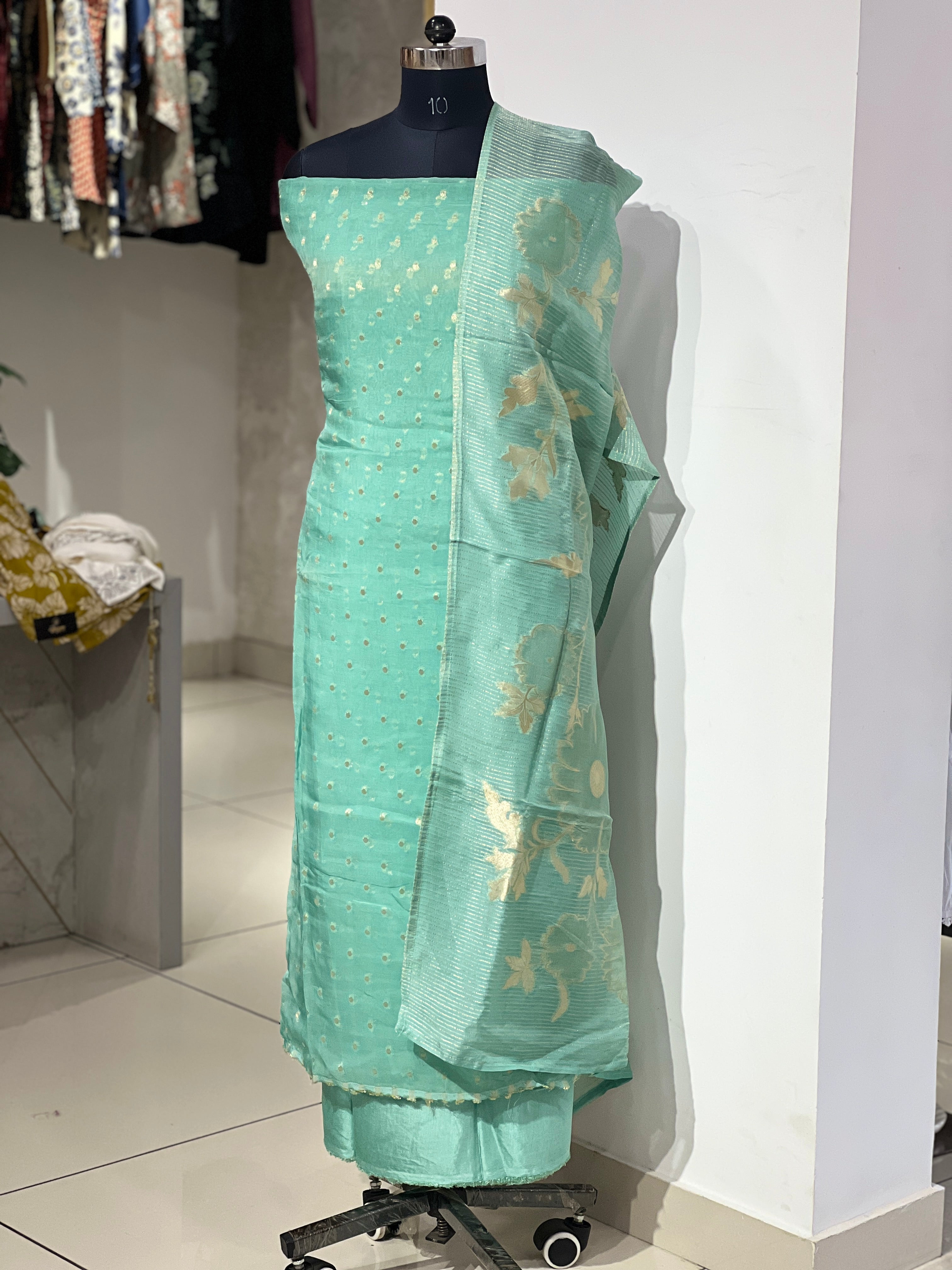 Polka Detailed Organza Salwar Set | SP289