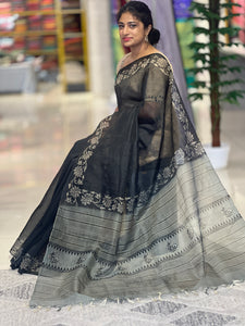 Discharge Printed Organza Sarees | ACT650
