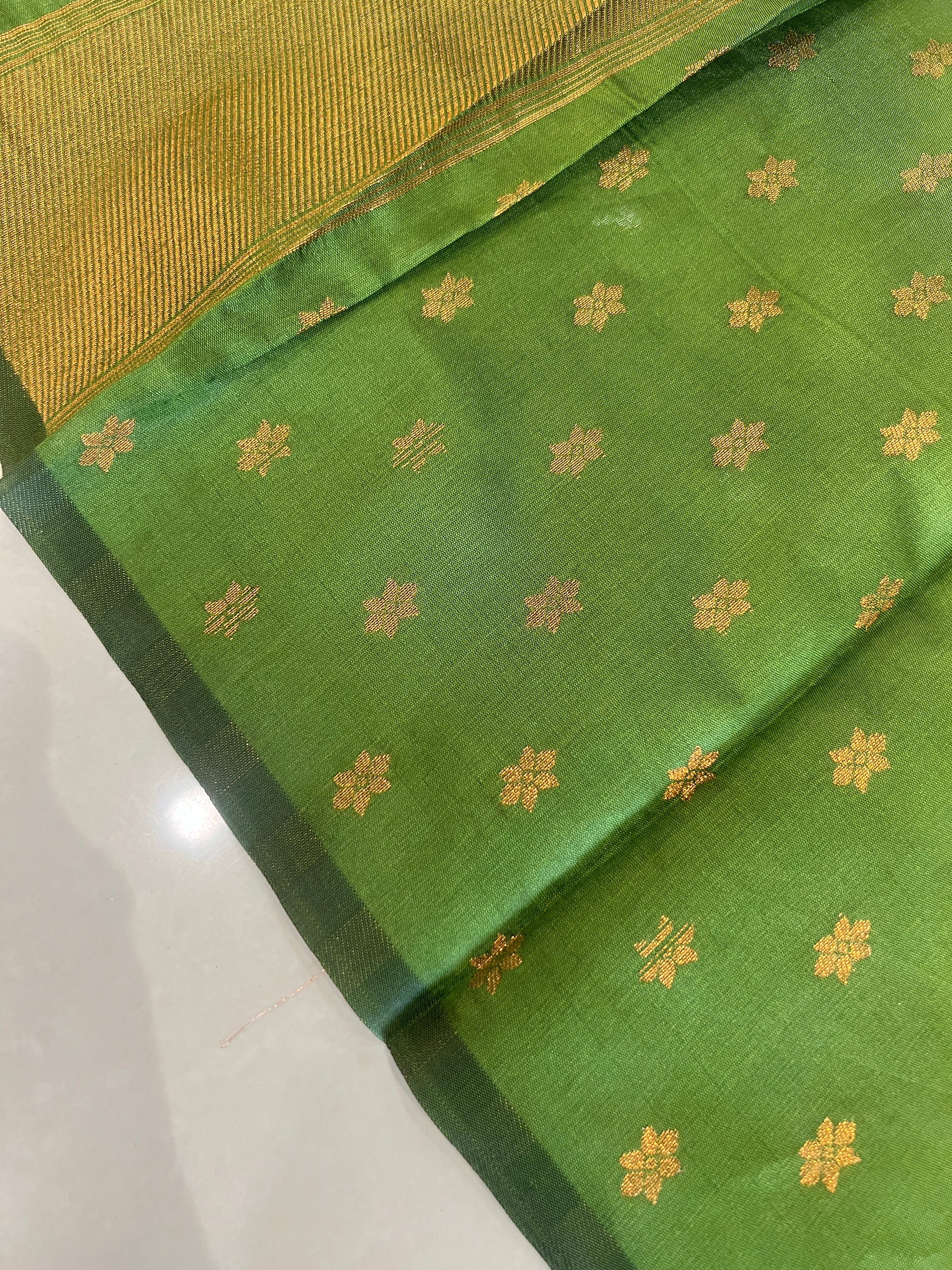 Copper Zari Butta Design Semi Silk Sarees | KT197