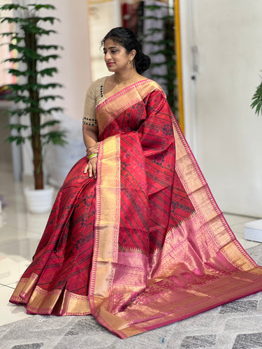 Hand Woven Kanchipuram Saree | AJ163