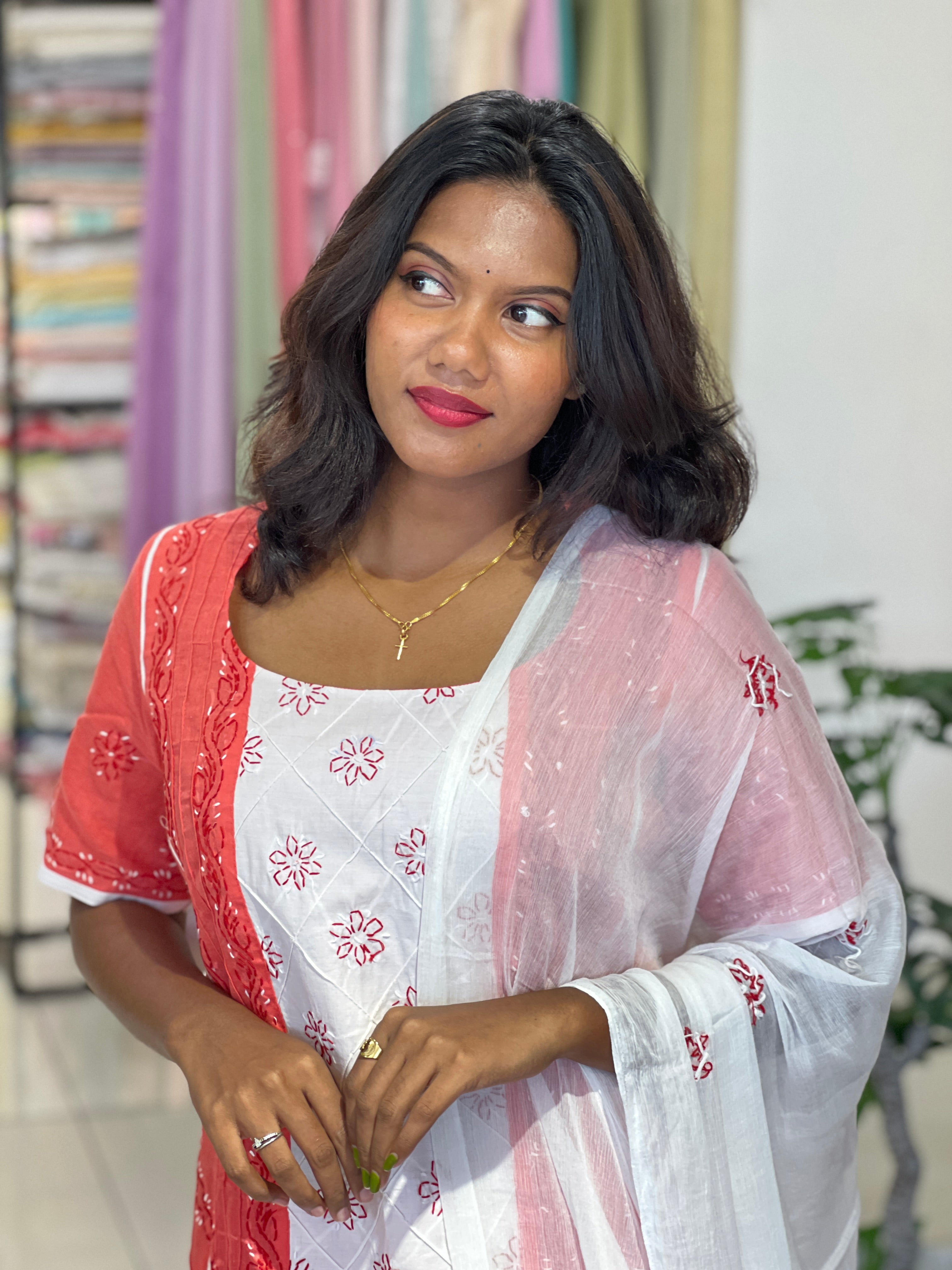 Chanderi Finish Kurta Set | IHP140