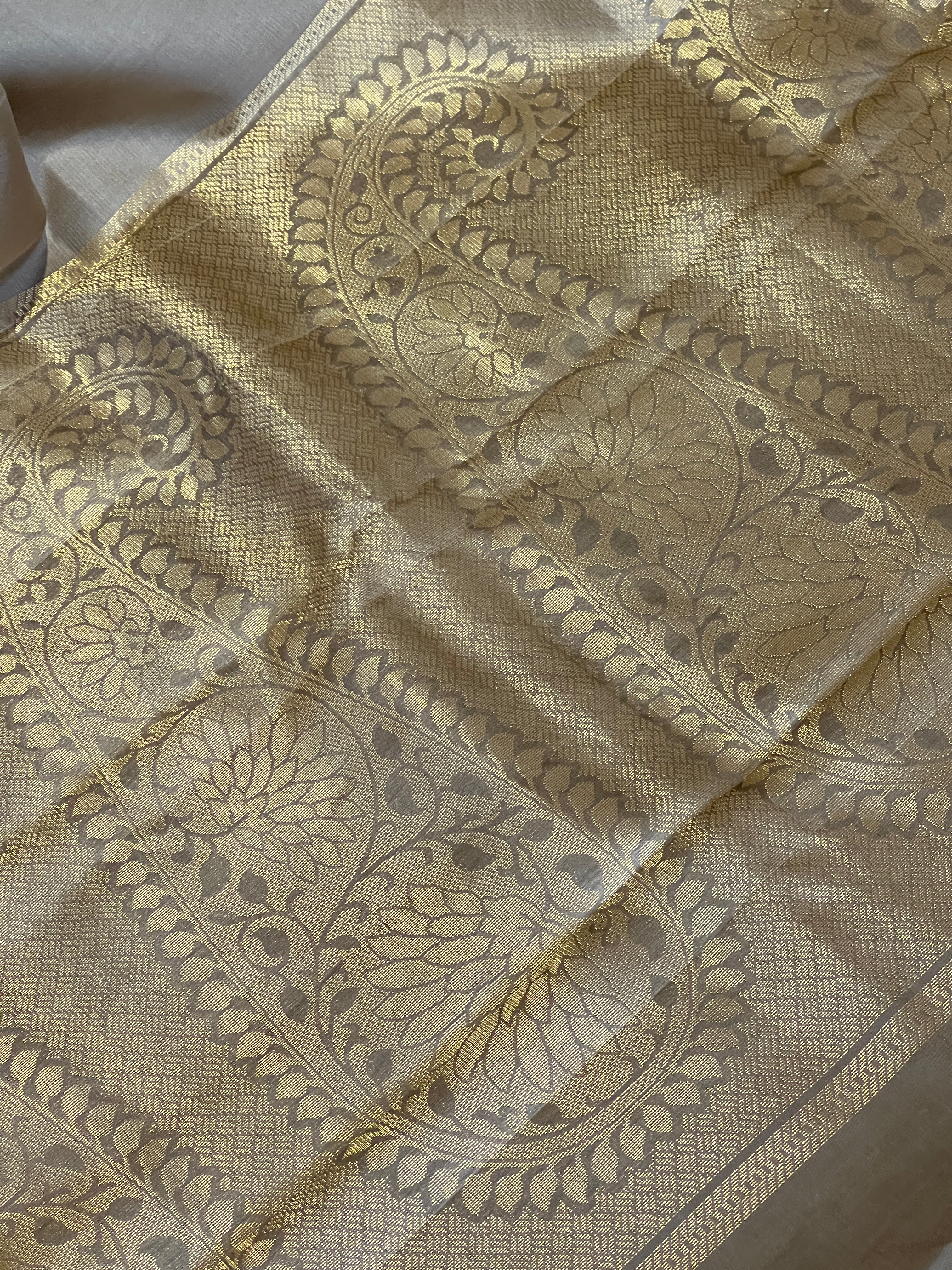 Zari Detailed Soft Silk Saree | AS466