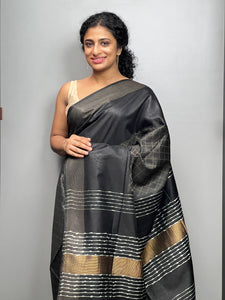 Classic Bhagalpuri Tussar Finish Saree | MRD296