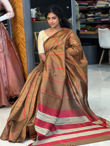 Semi Silk Sarees With Weave Pattern | ACT677