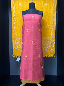 Embroidery Detailed Chanderi Salwar Set | SS1047
