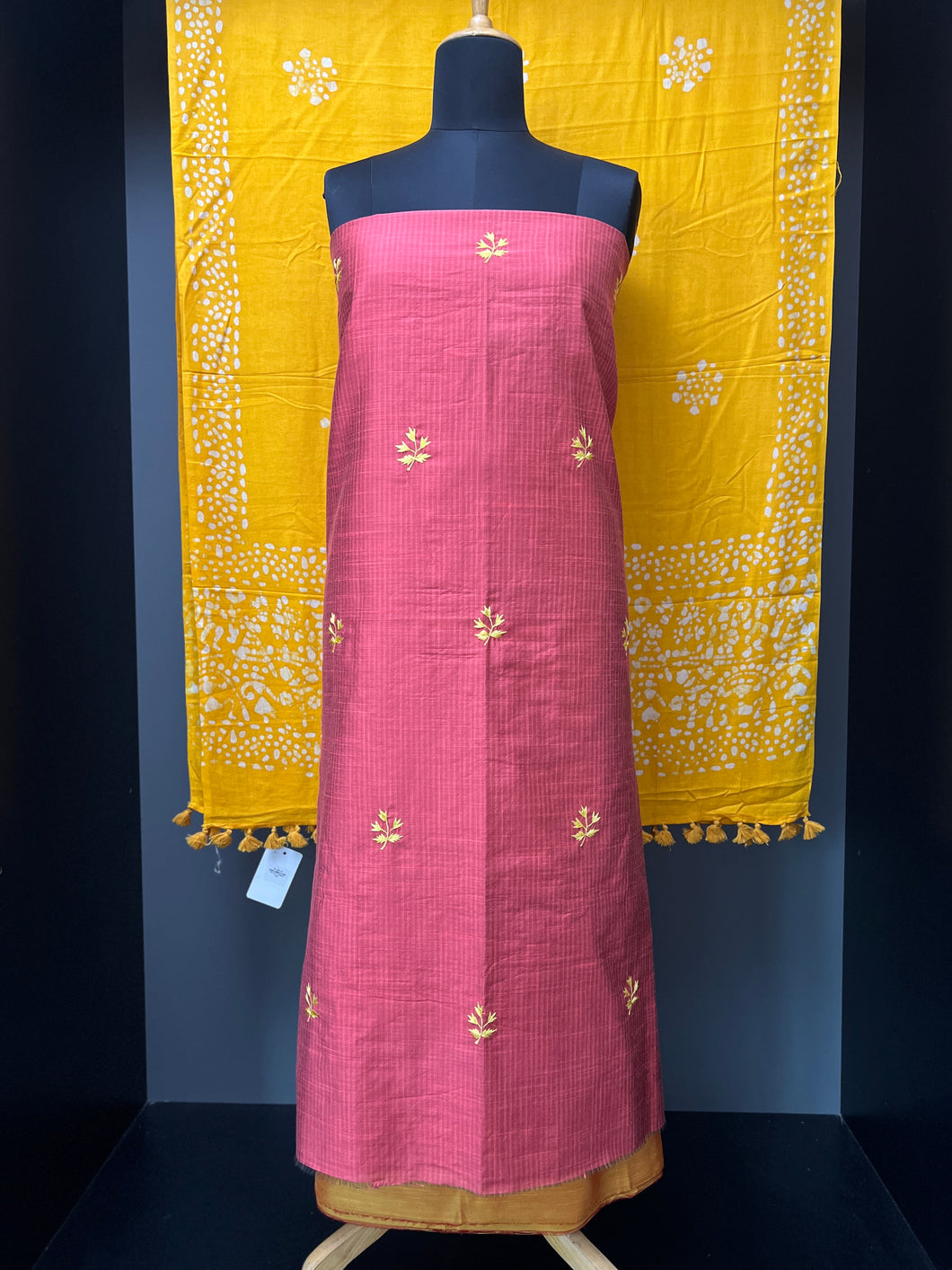 Embroidery Detailed Chanderi Salwar Set | SS1047