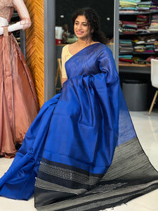 Royal Blue Color Semi Silk Saree | PD578