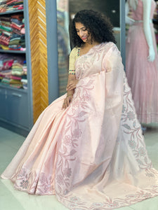 Applique Work Pattern Silky Kota Saree | BLD282