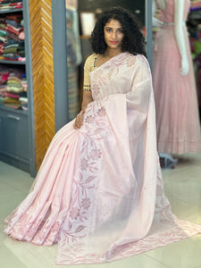 Applique Work Pattern Silky Kota Saree | BLD282