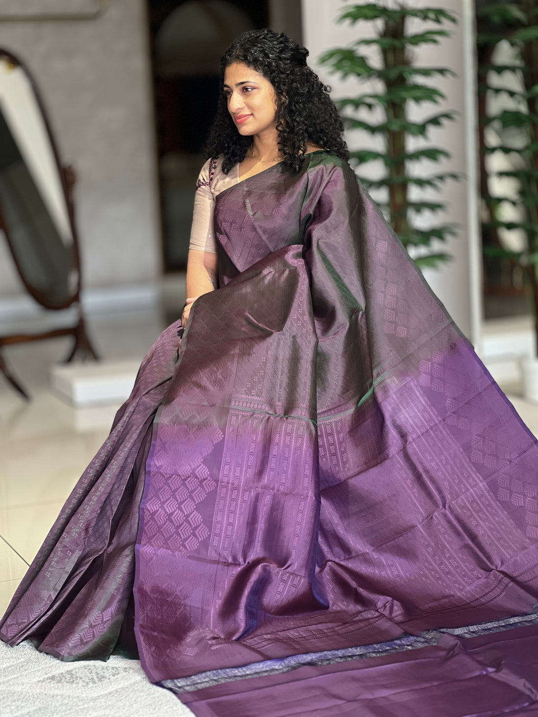 Thread Woven Pure Silk Saree | JR117