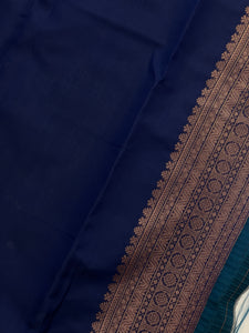 Traditional Zari Woven Brocade Patterned Semi Silk Saree | KAC149