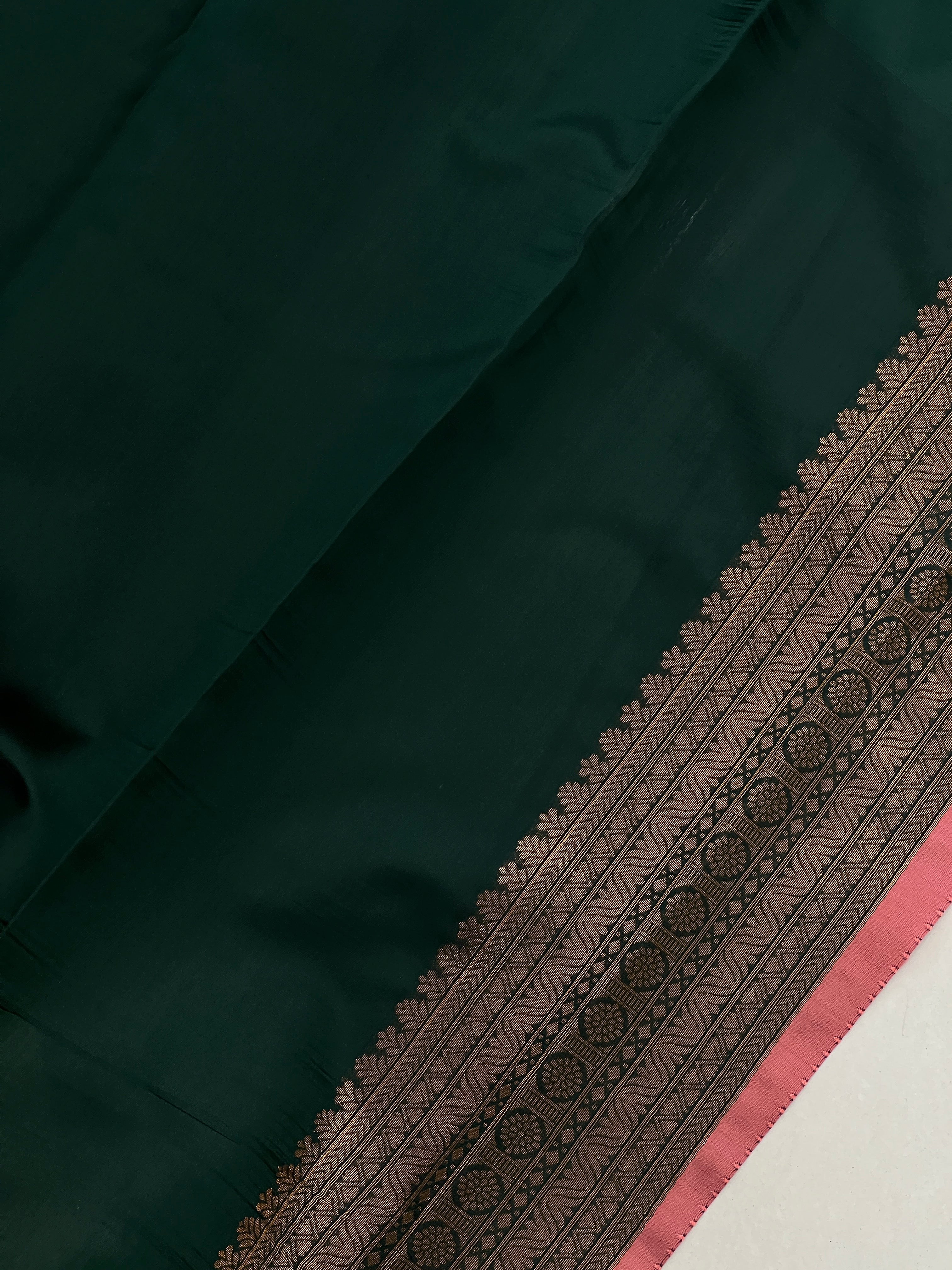 Traditional Zari Woven Brocade Patterned Semi Silk Saree | KAC151