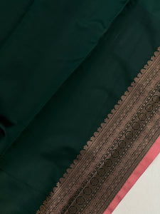 Traditional Zari Woven Brocade Patterned Semi Silk Saree | KAC151