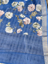 Floral Printed Chanderi Silk Saree | RGD419