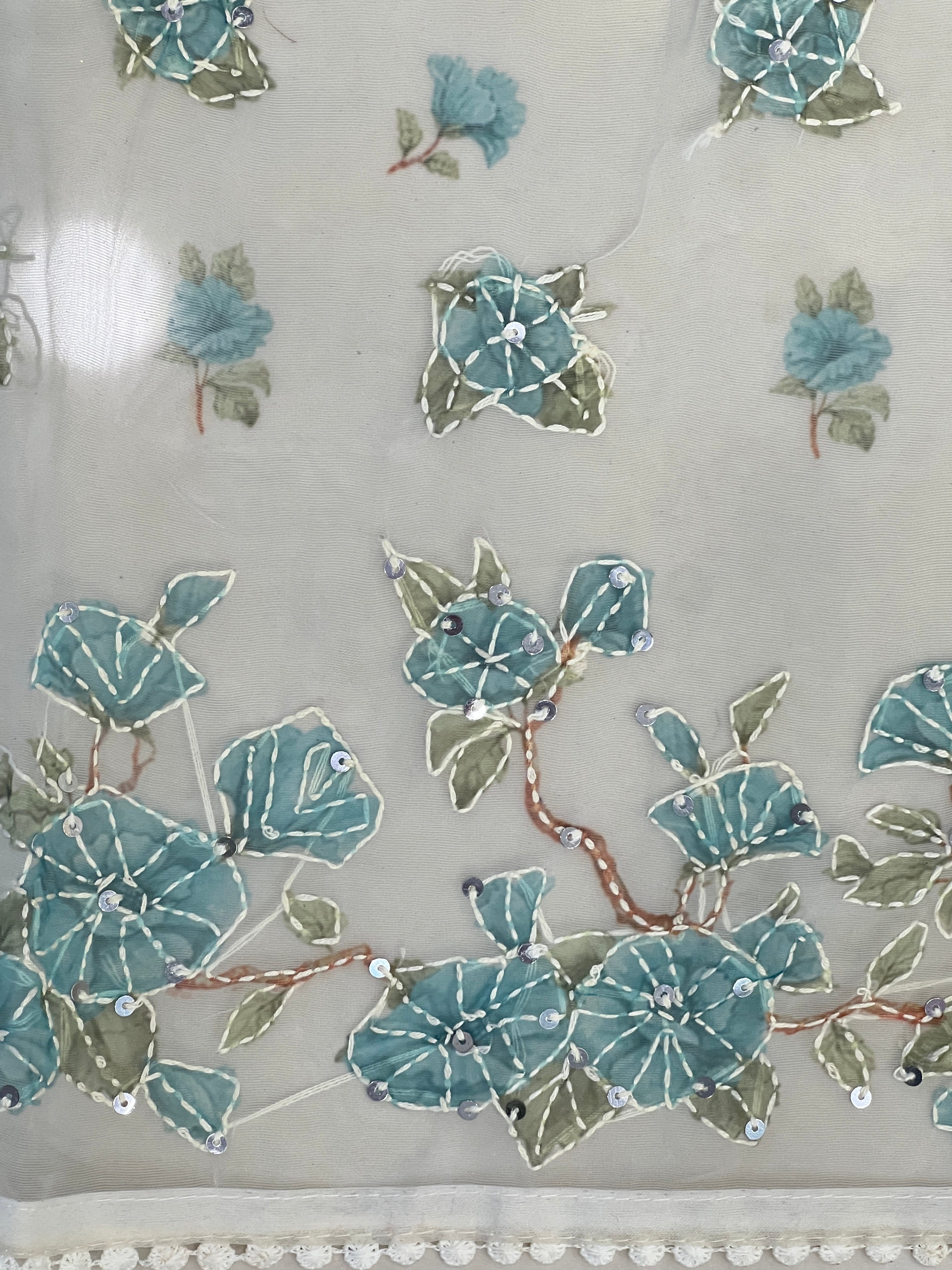 Floral Digital Printed Organza Saree | BLD1801