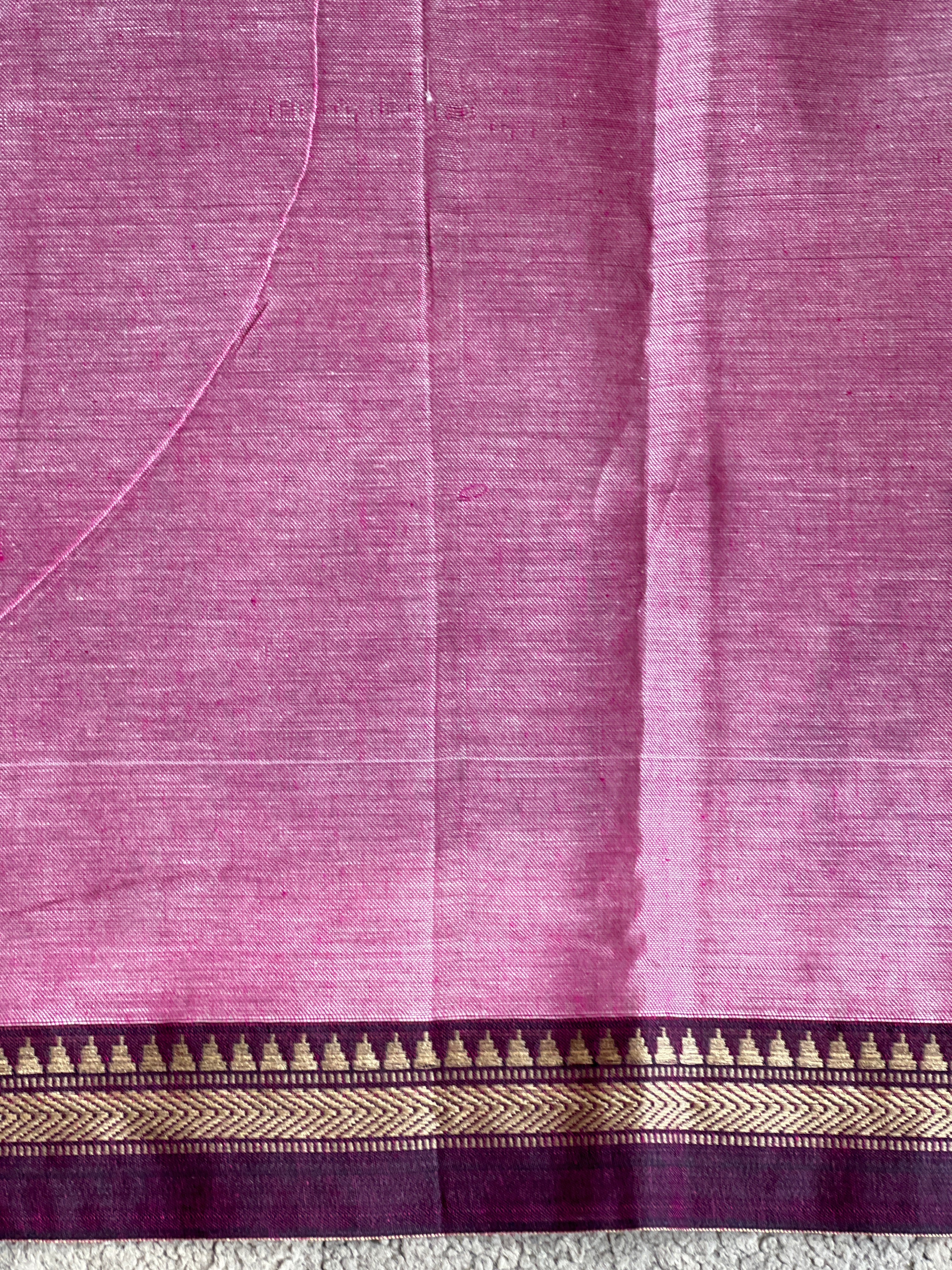 Traditional Narayanpet Mercerized Cotton Saree | GAS117