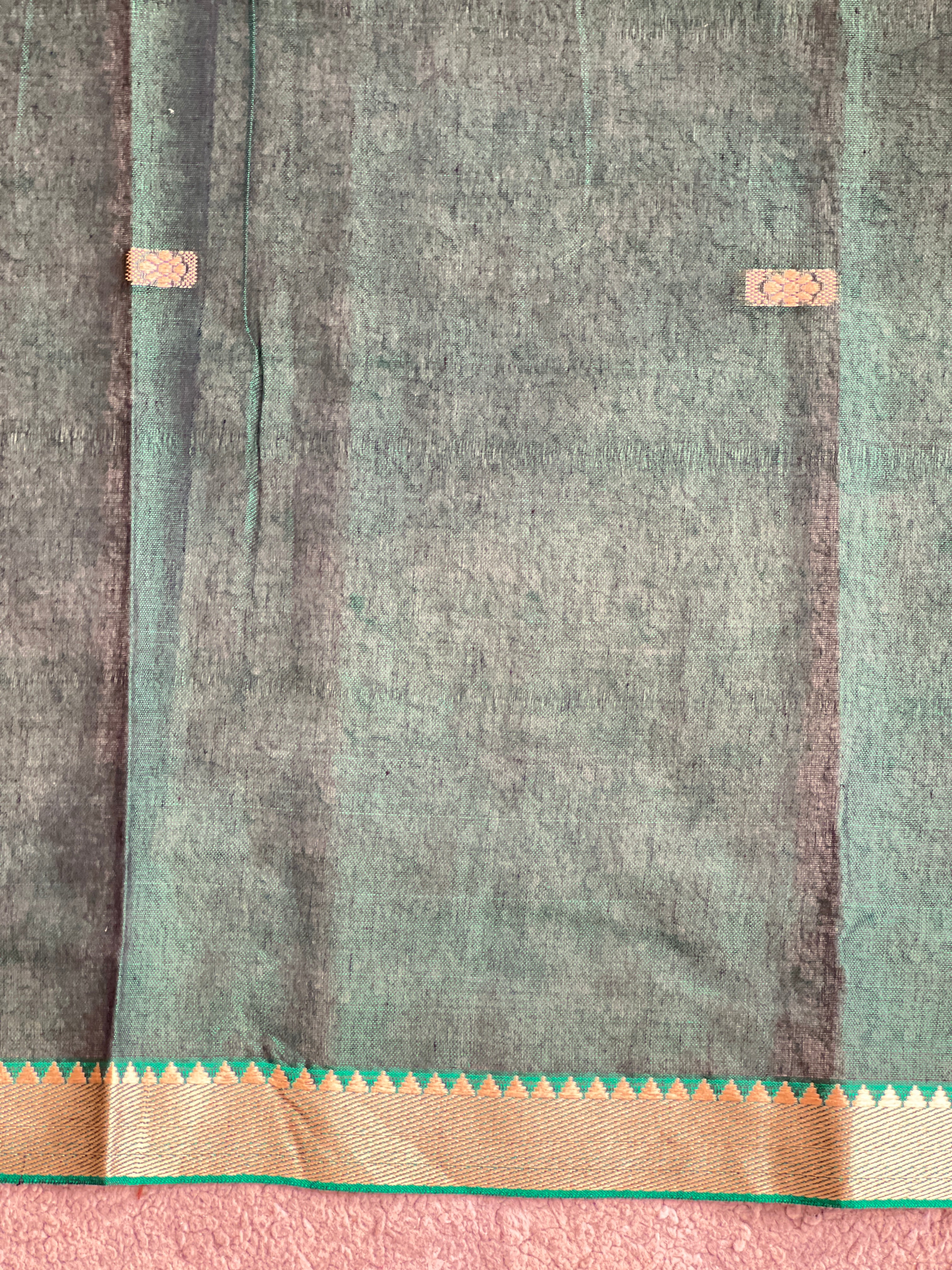 Traditional Narayanpet Mercerized Cotton Saree | GAS114