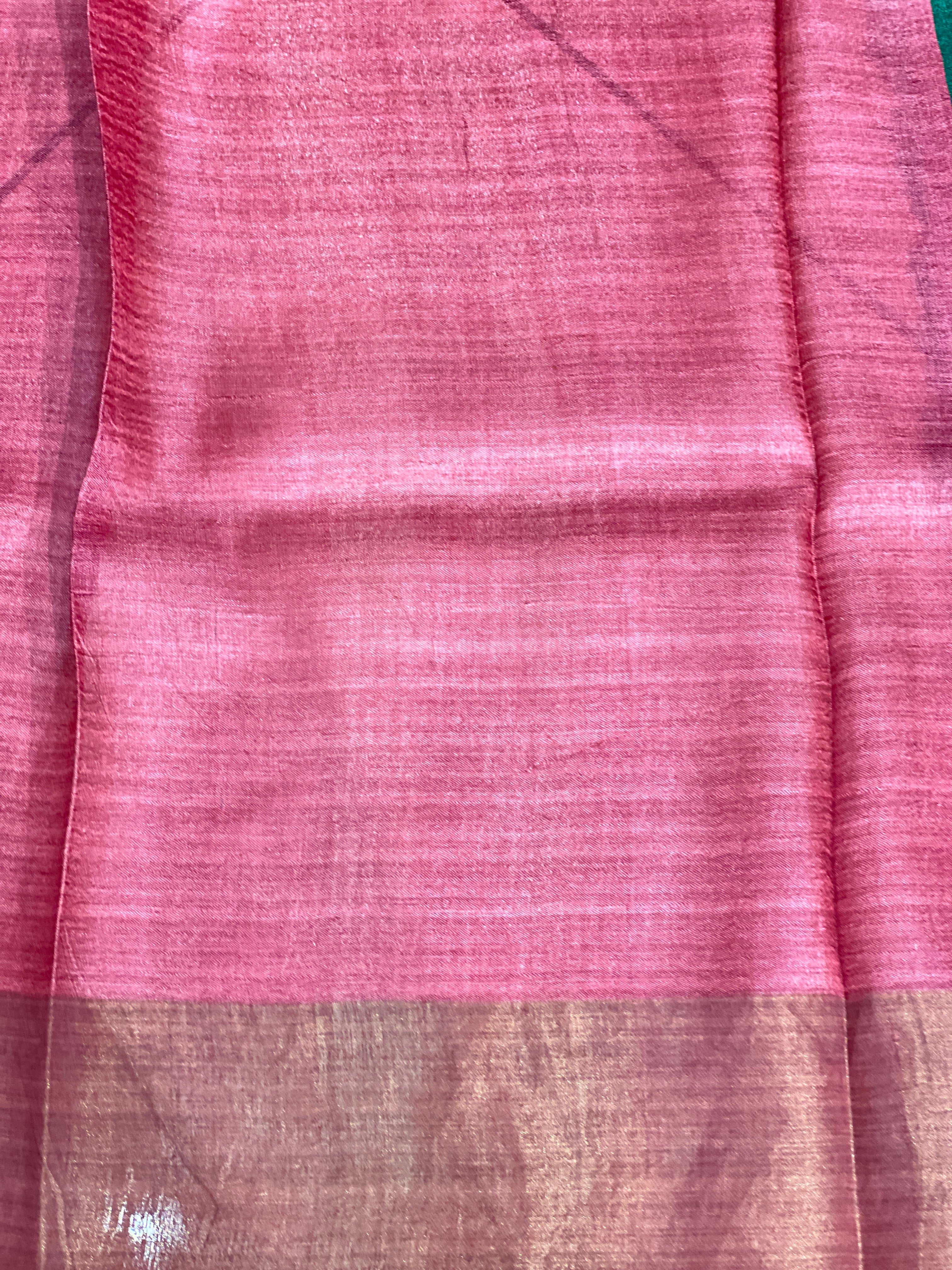 Sublimation Printed Pure Tussar Saree | RGD1016