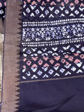 Batik Printed Chanderi Silk Saree | RGD385