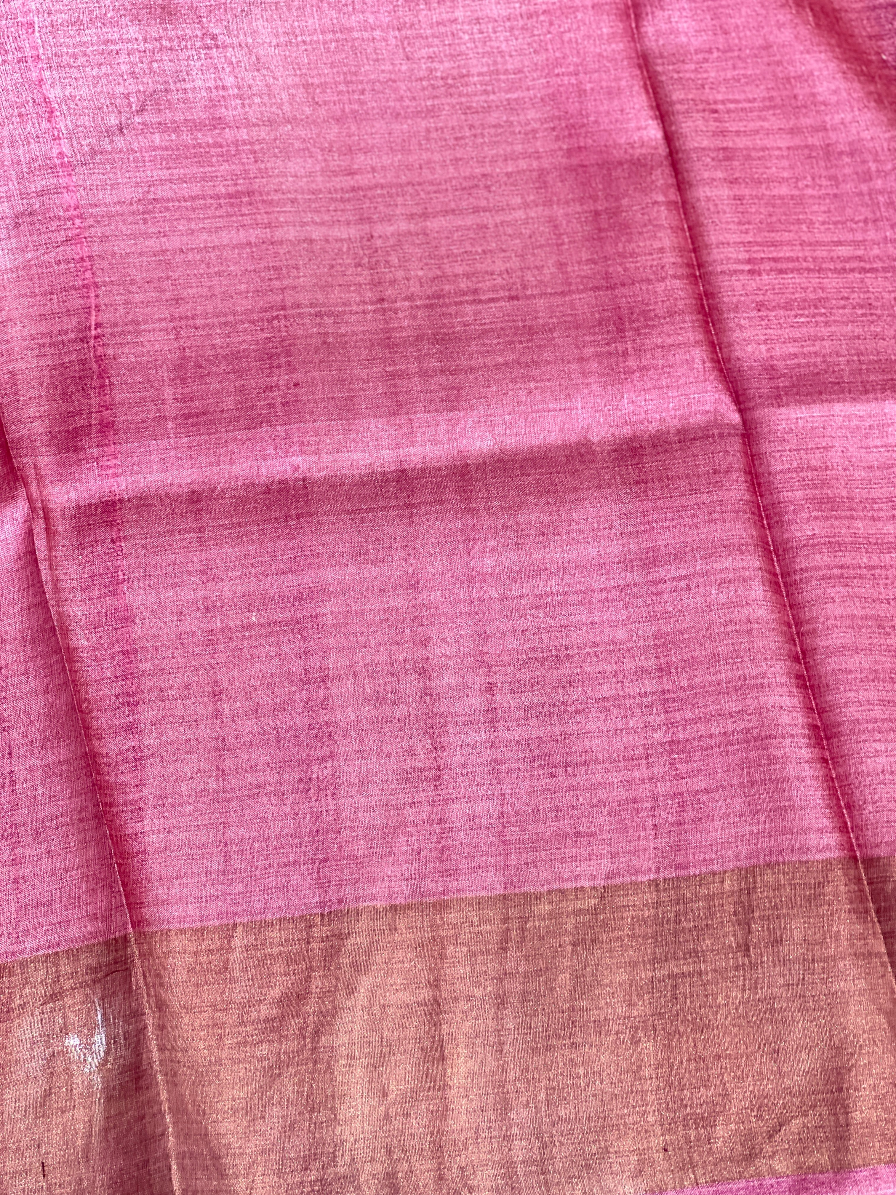 Pichwai Print Detailed Pure Tussar Saree | RGD1008