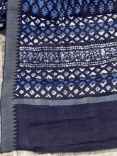 Chanderi Silk Saree With Batik Print Detailing | RGD390