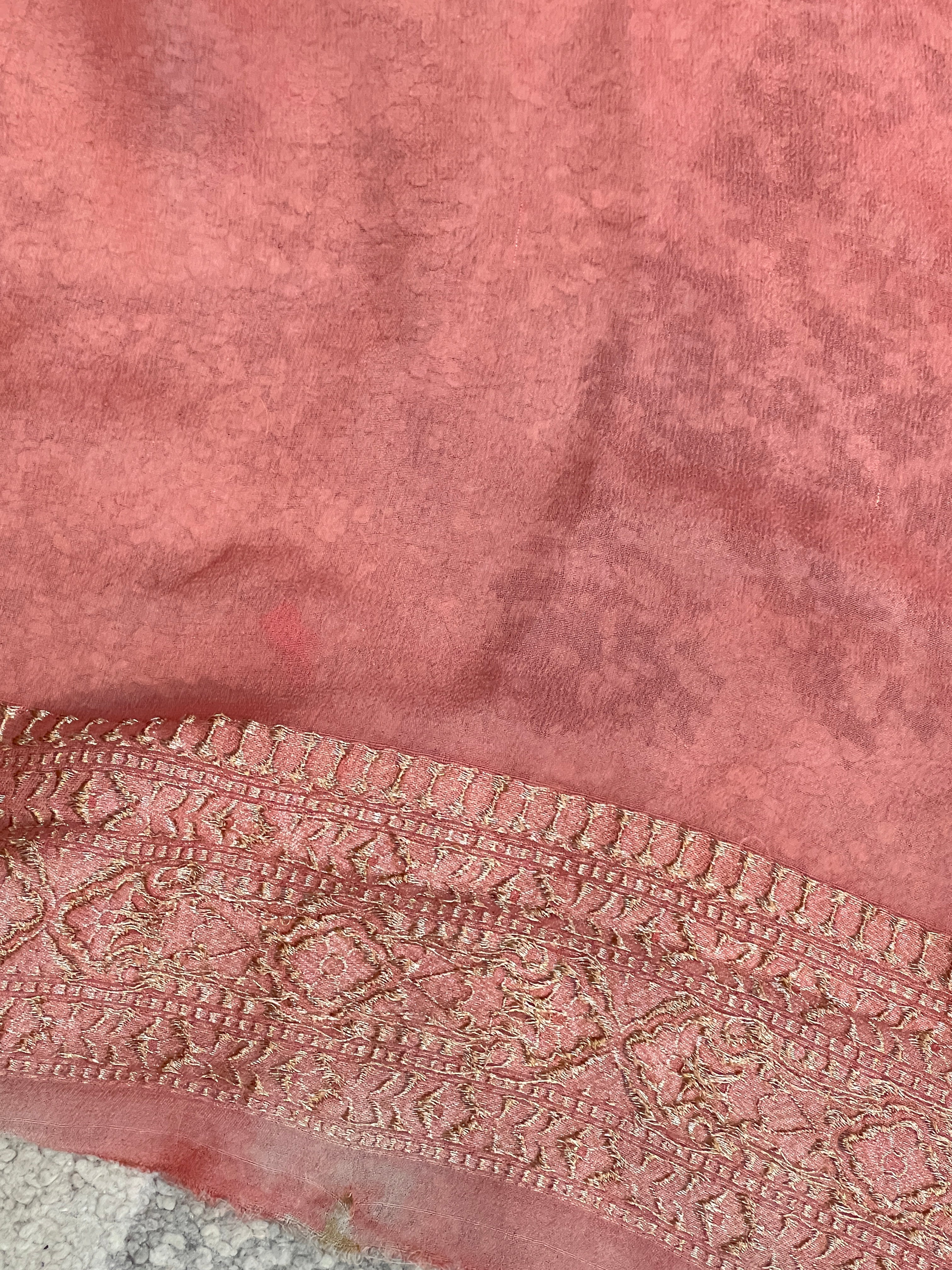 Zari and Thread Woven Georgette Banarasi Saree | YNG725