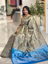 Digital Print With Zari Detailed Silk Saree | ACSN101