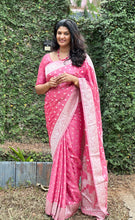 Silver Zari Buta Weaving Pattern Viscose Chiffon Saree | YNG250