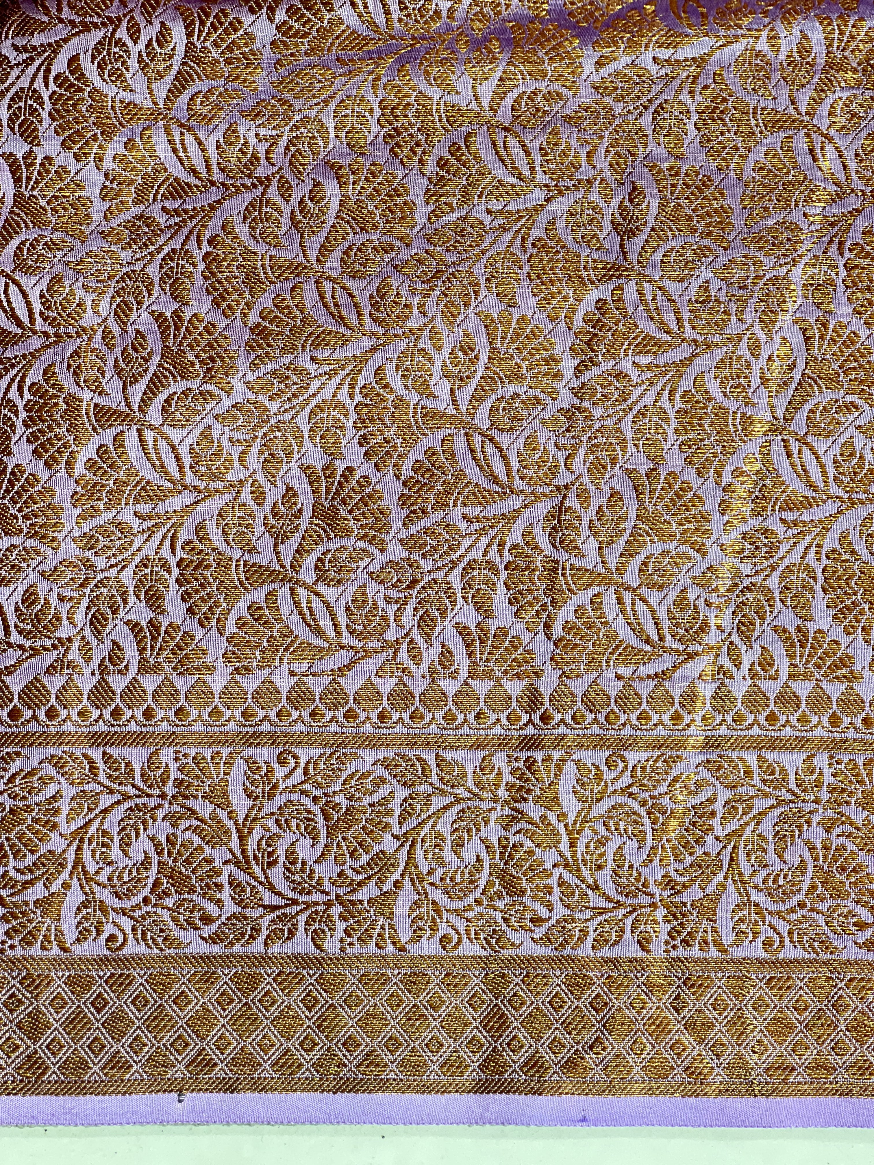 Rangat Pattern Chanderi Banarasi Saree | KMM163