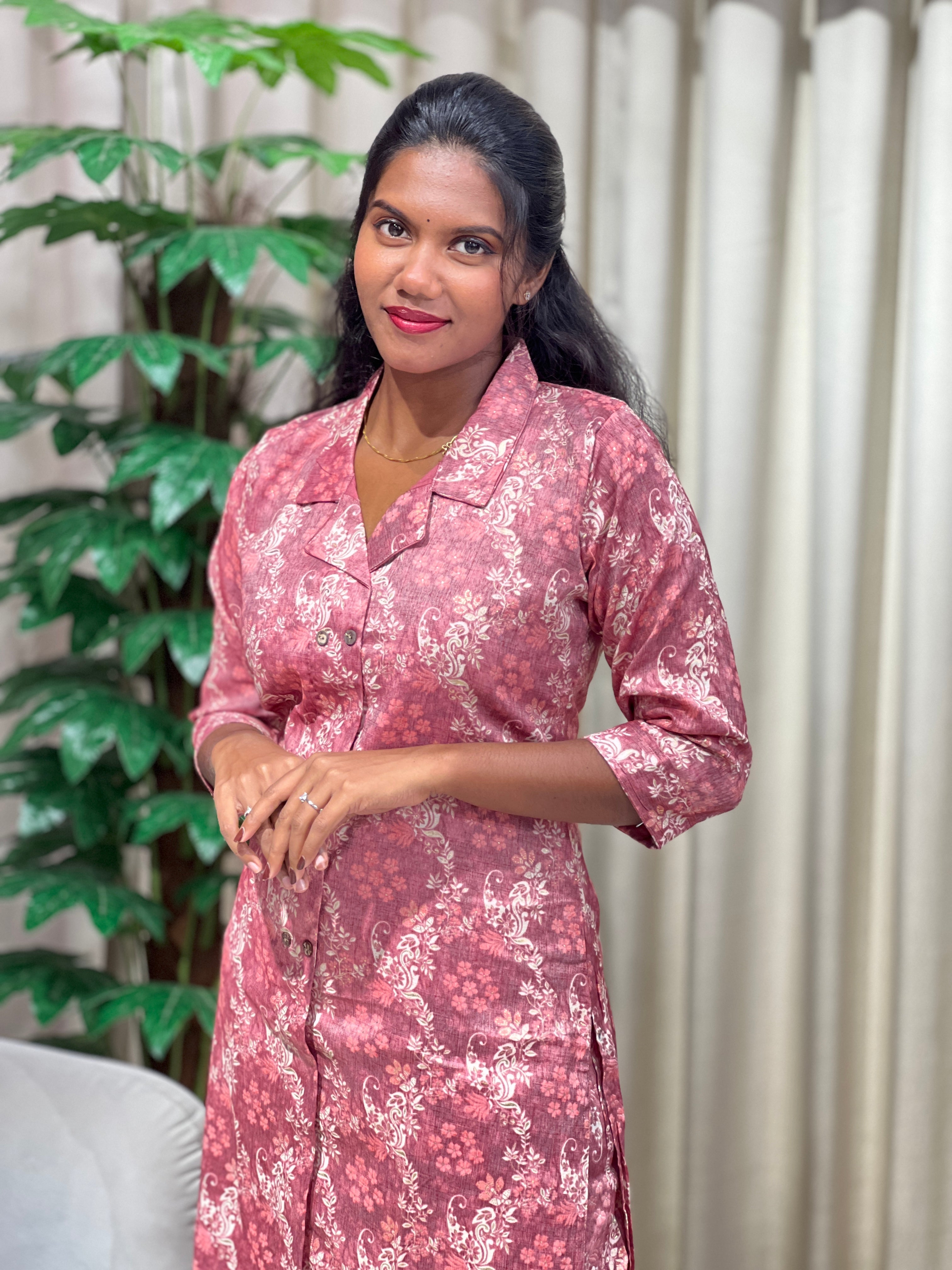 Digital Printed Rayon Finish Kurta Set | MSN124