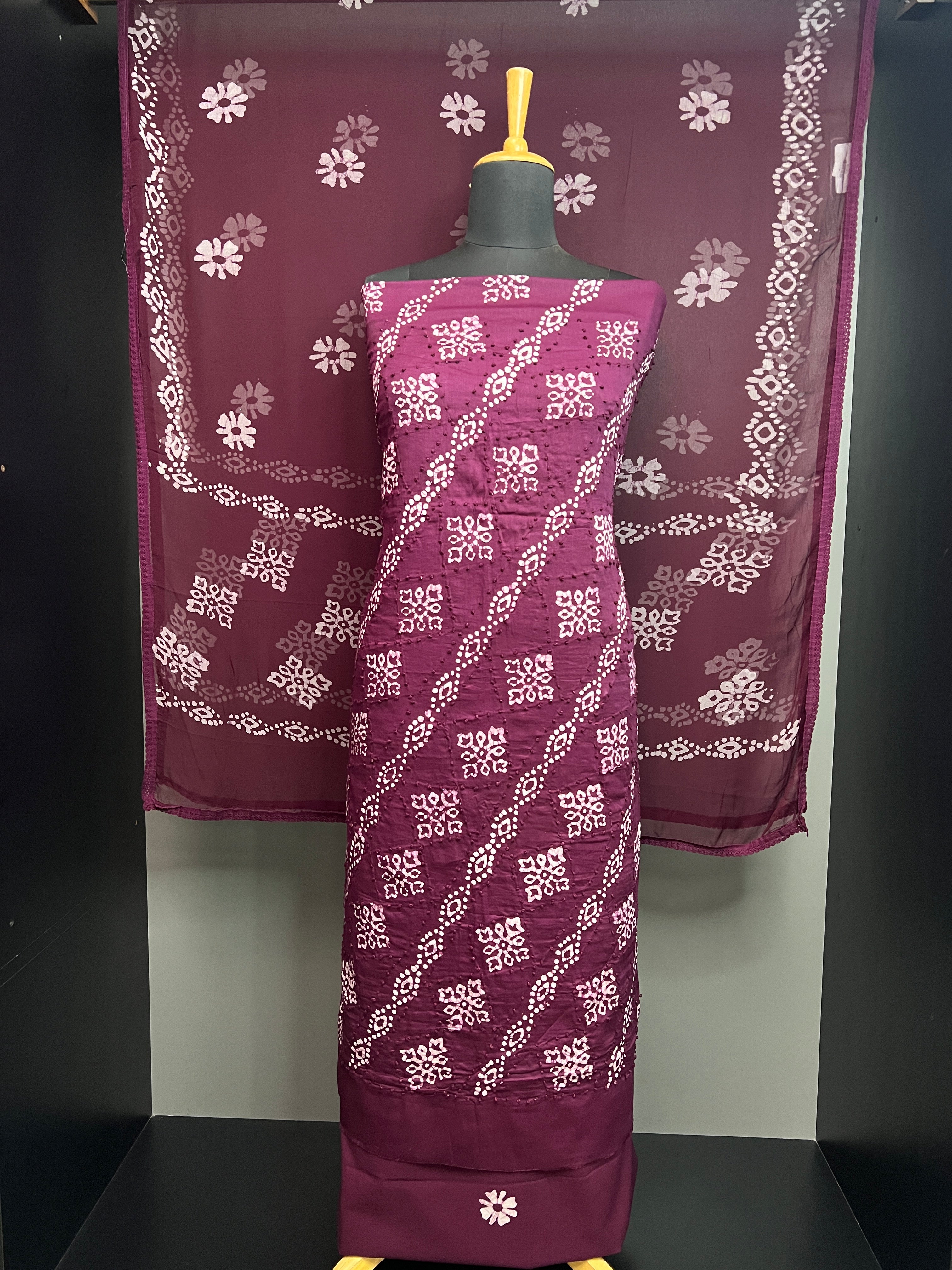 Batik Printed Cotton Salwar Set | JT146