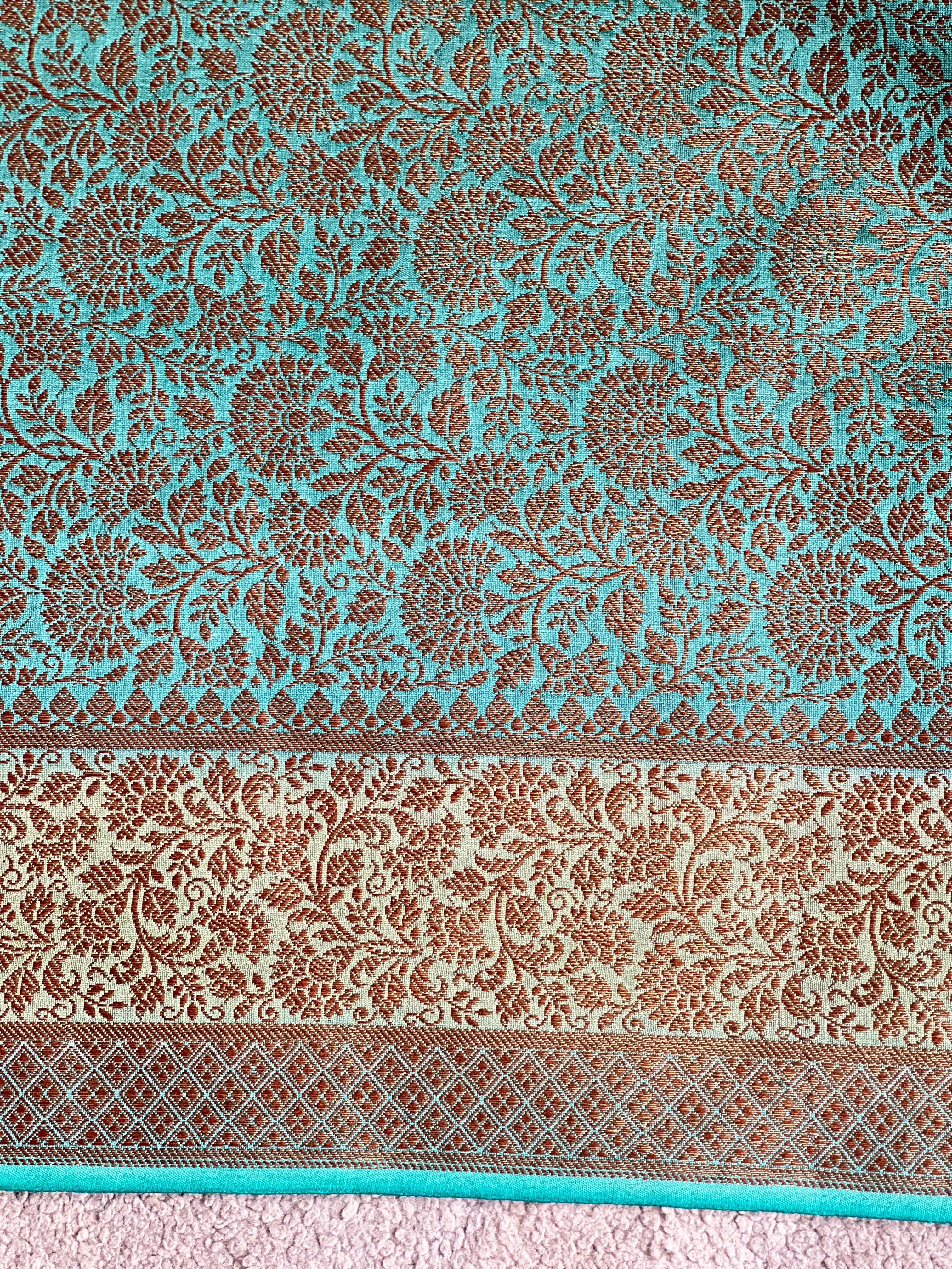 Rangat Pattern Chanderi Banarasi Saree | KMM136