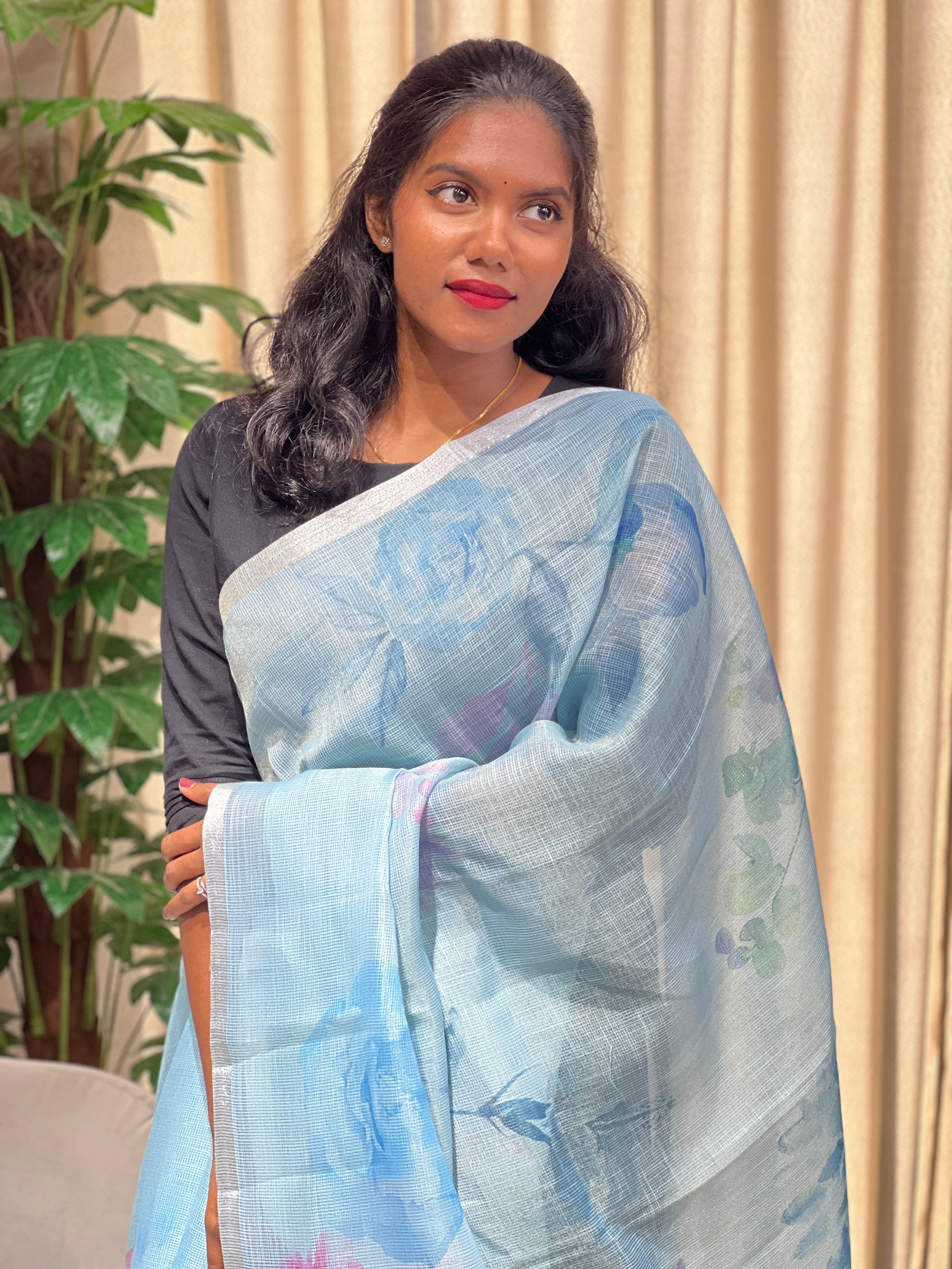 Floral Digital Printed Kota Saree | YNG770