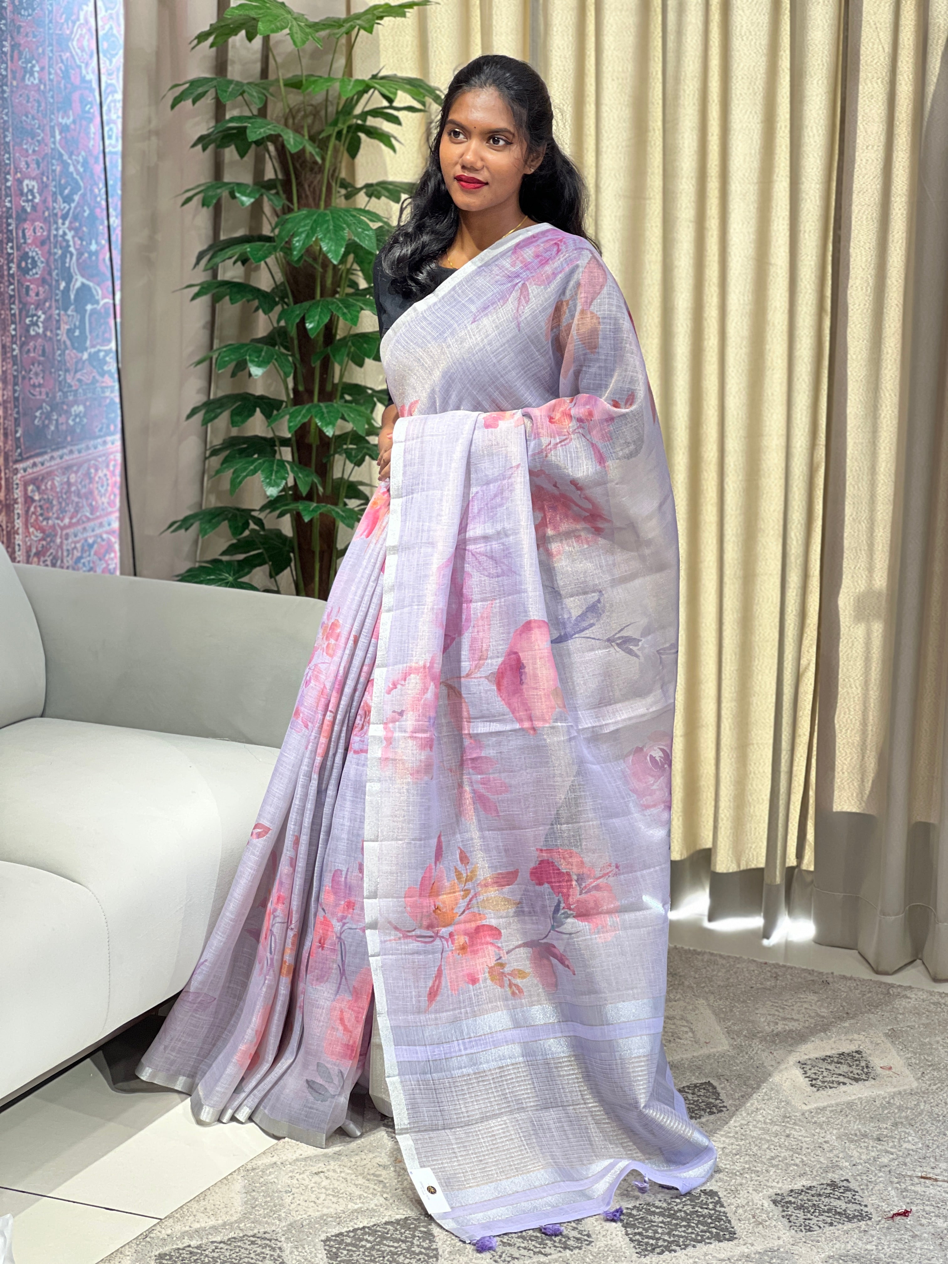 Floral Digital Printed Kota Saree | YNG773
