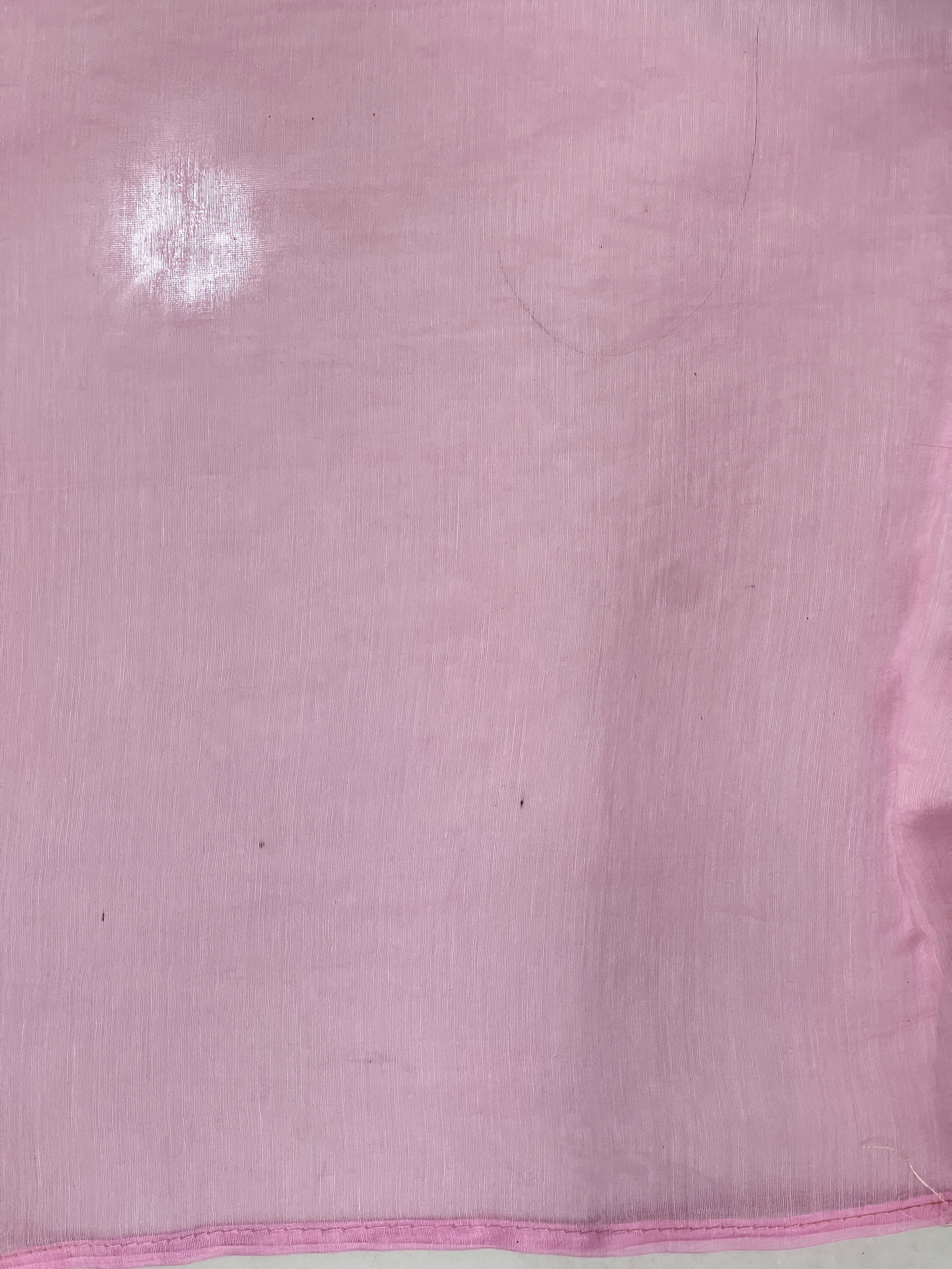 Floral Machine Embroidery Detailed Chanderi Silk Saree | YNG750