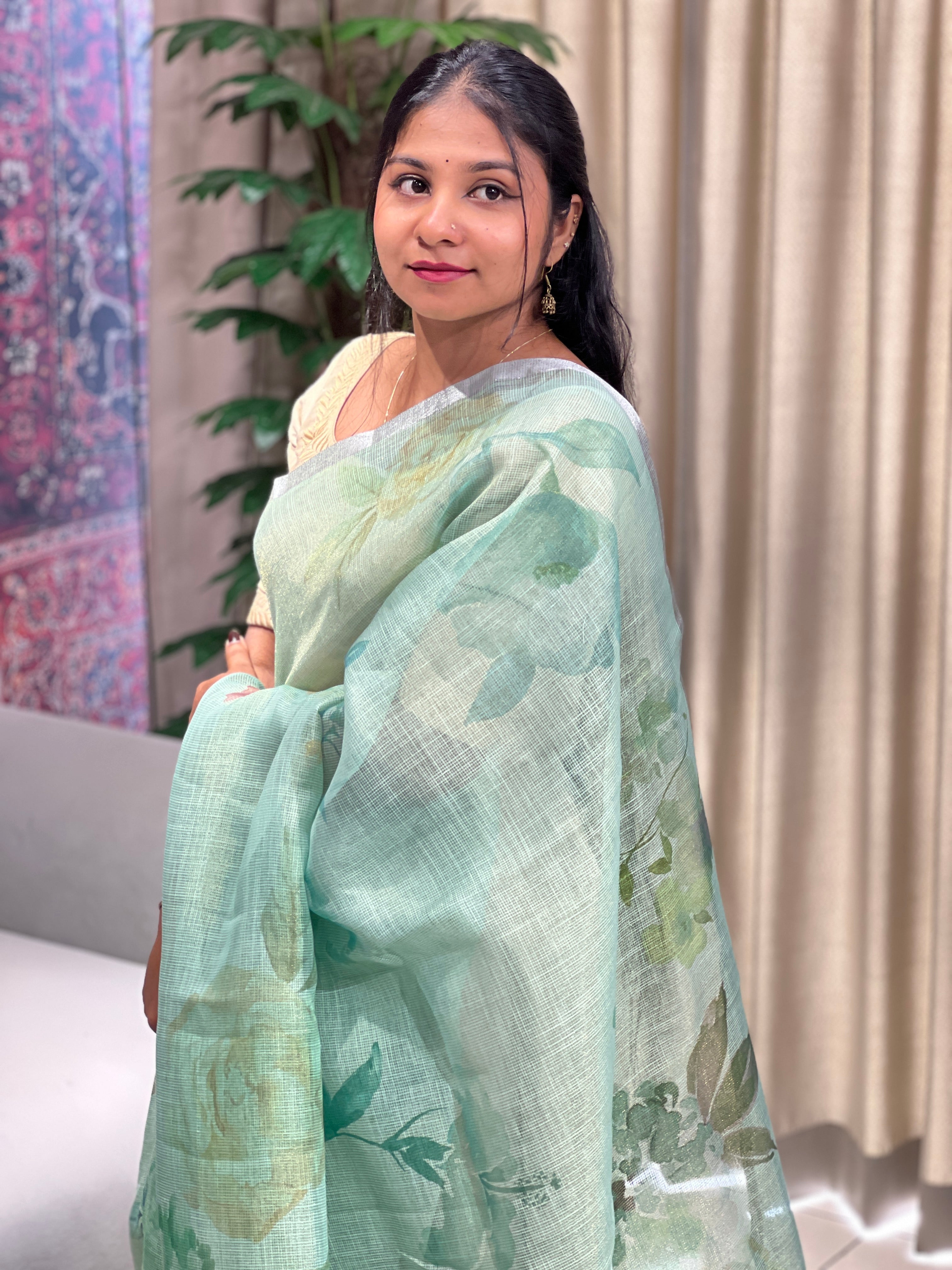 Floral Digital Printed Kota Saree | YNG772