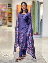 Floral Print With Beads Highlighted Muslin Finish Kurta Set | SJL156