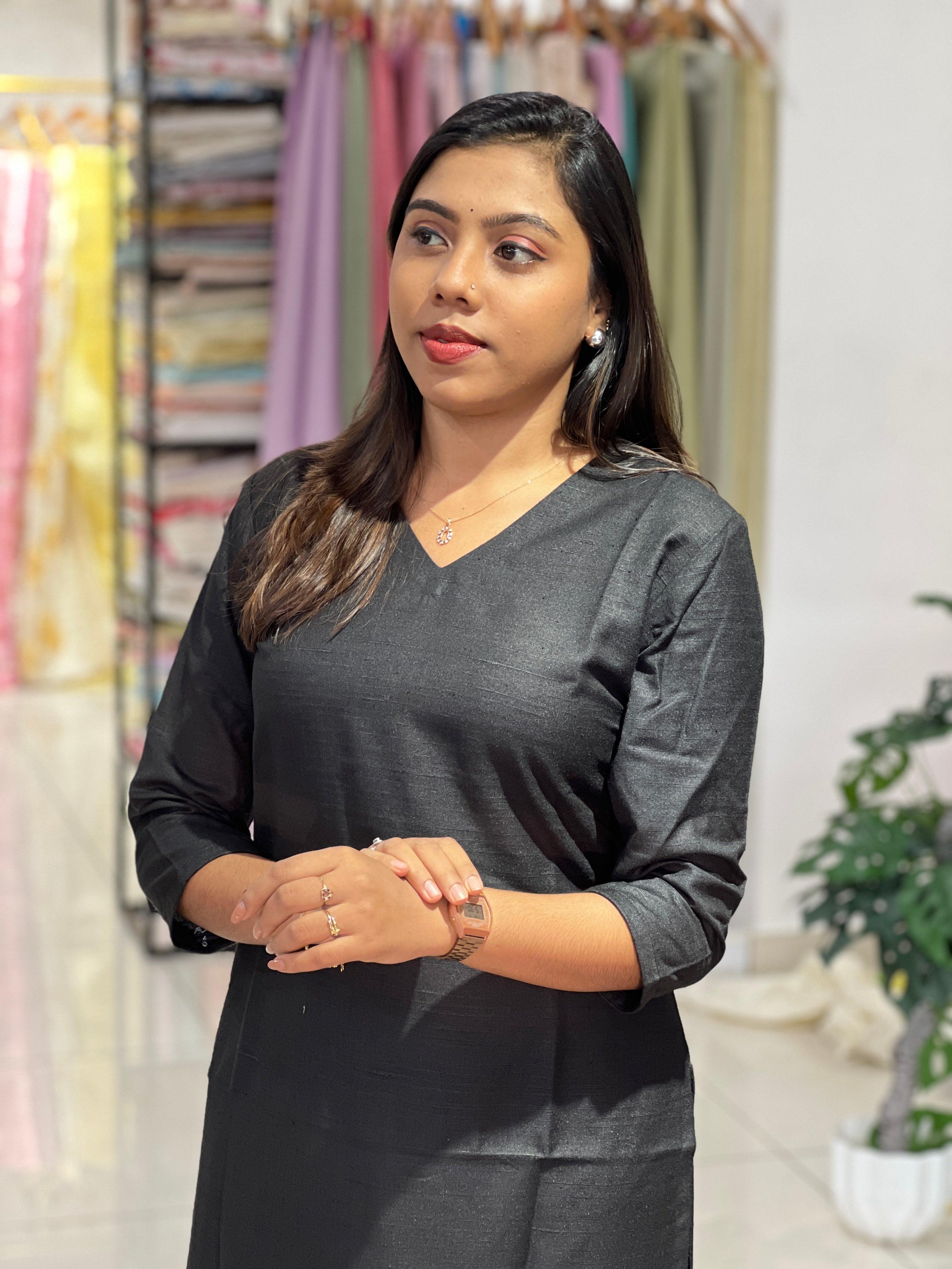 Slub Cotton Kurta |DNT1170