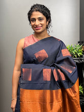 Semi Silk Saree With Geometric Weave Buttas | KRK288