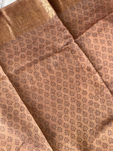 Block Printed Chanderi Silk Saree | RGD544