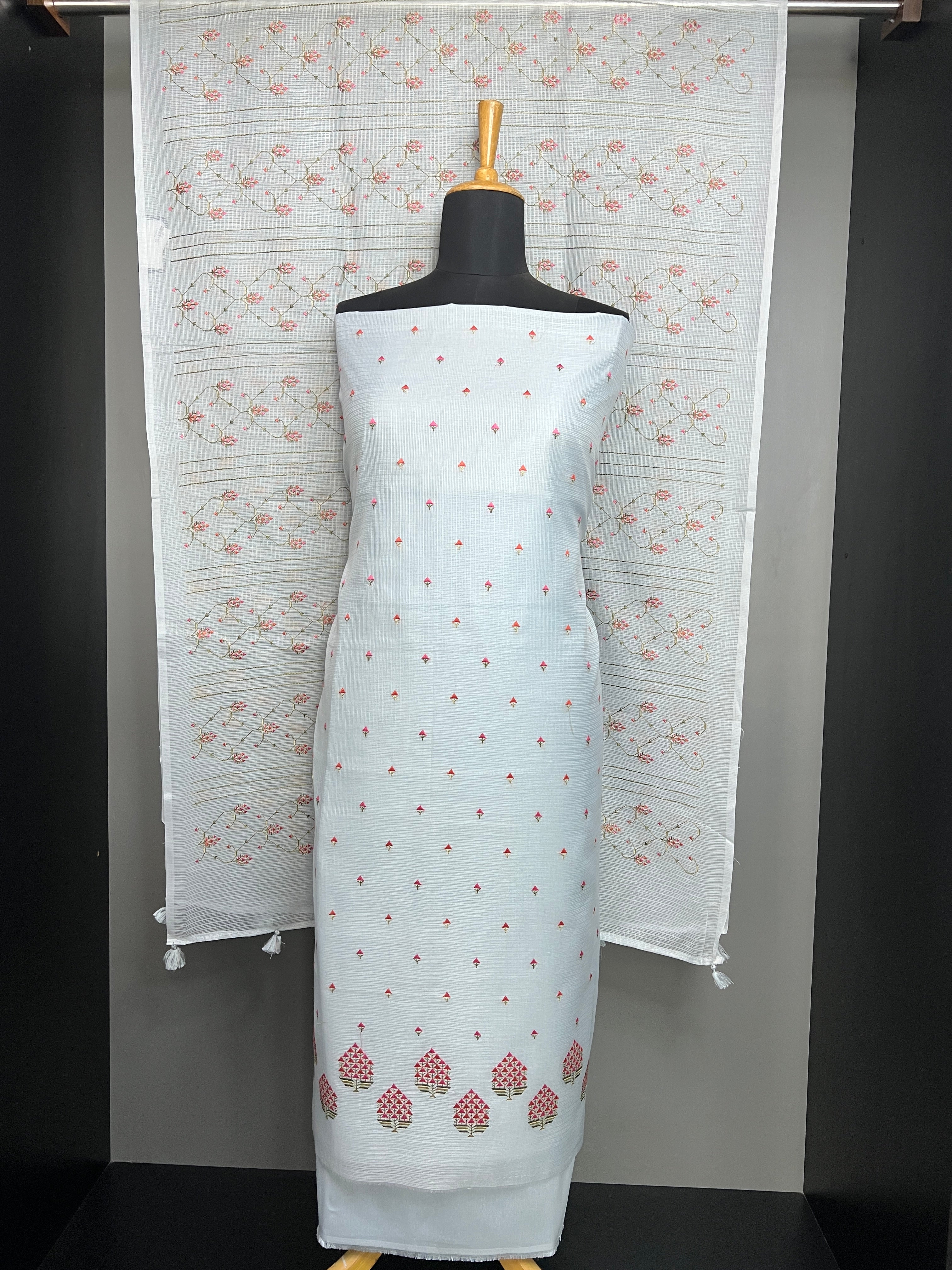 Machine Embroidery Deatailed Kota Salwar Set | MR354