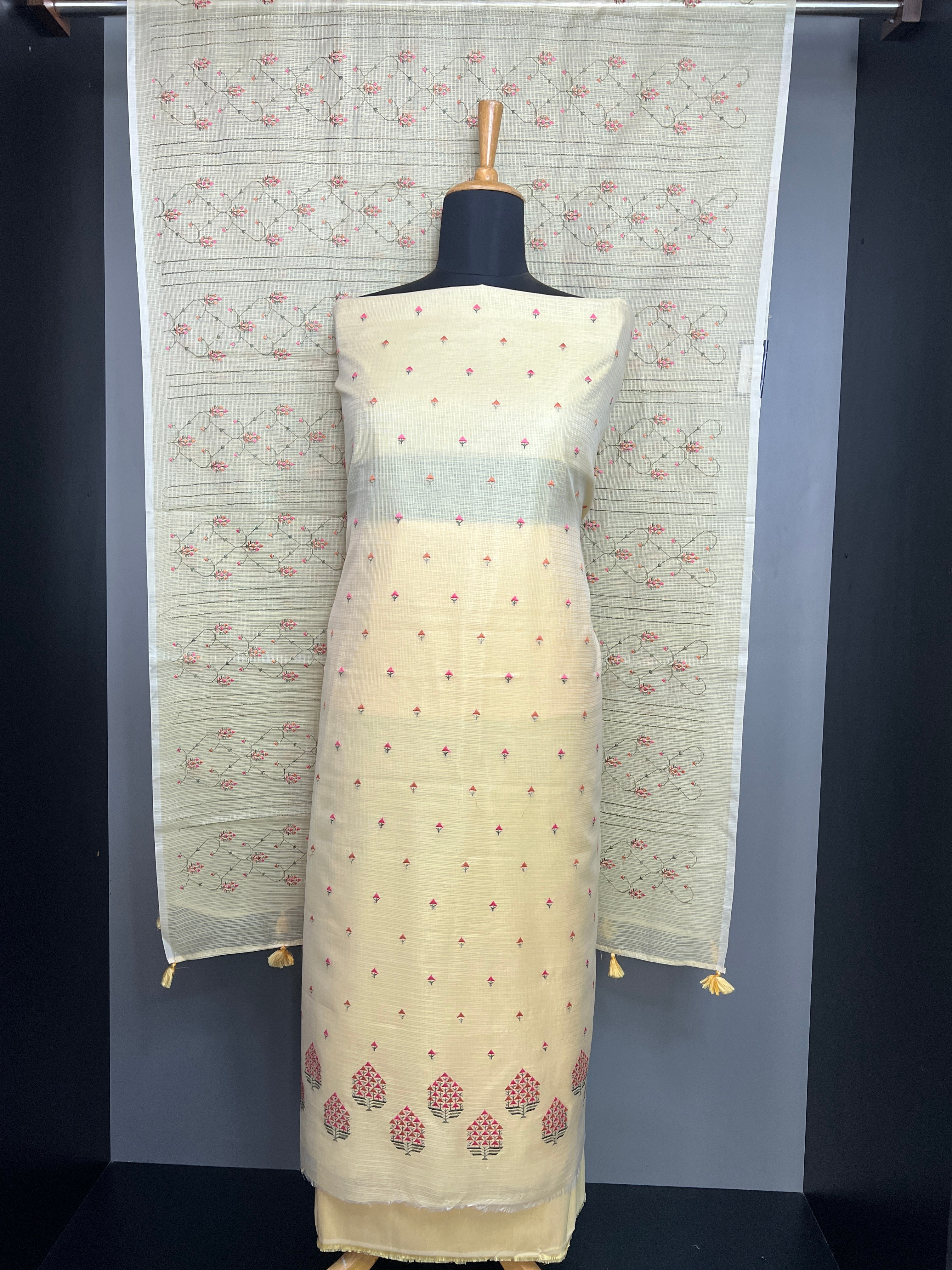 Machine Embroidery Deatailed Kota Salwar Set | MR353
