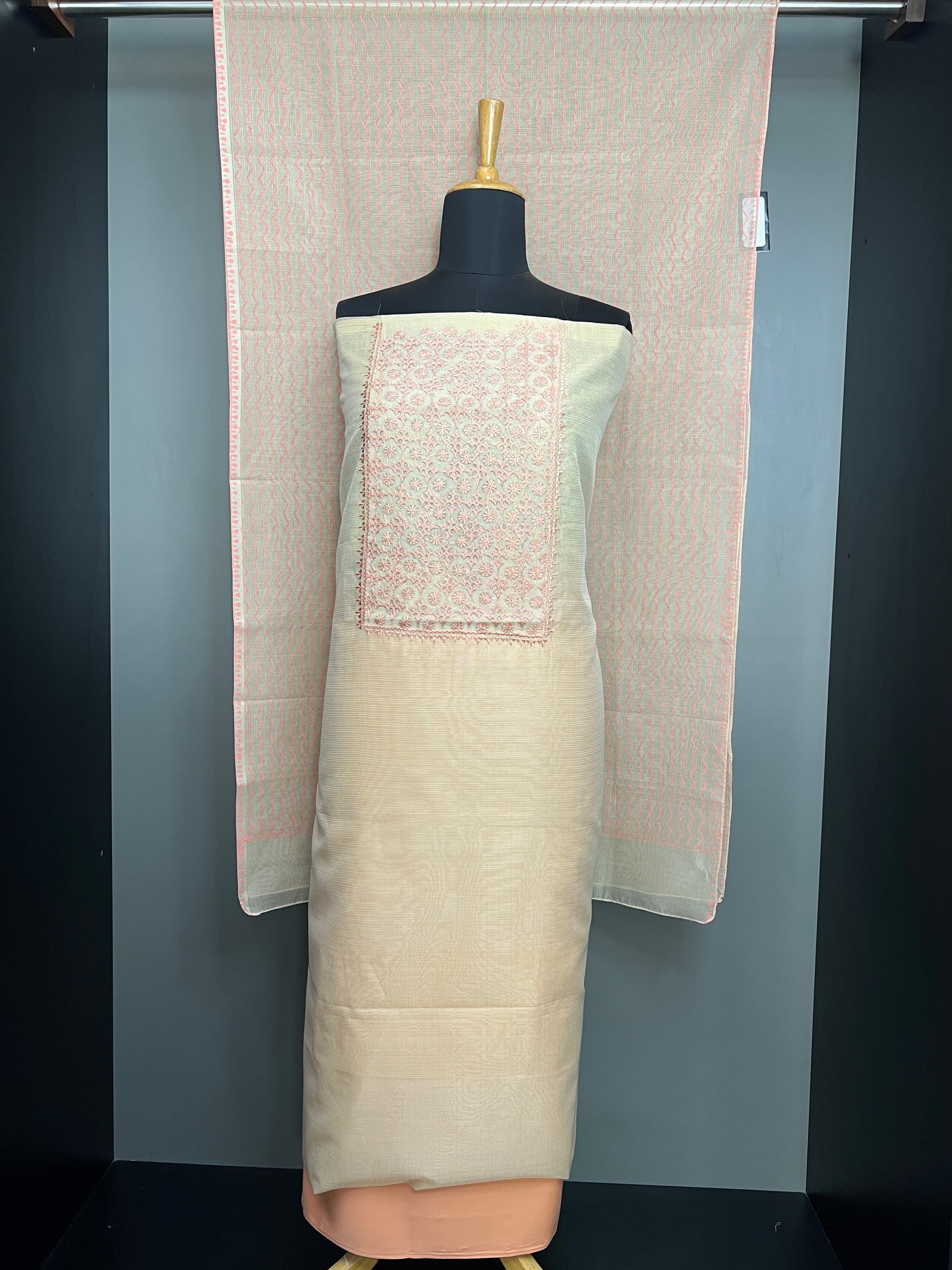 Embroidery Detailed Kota Salwar Set | JSC394