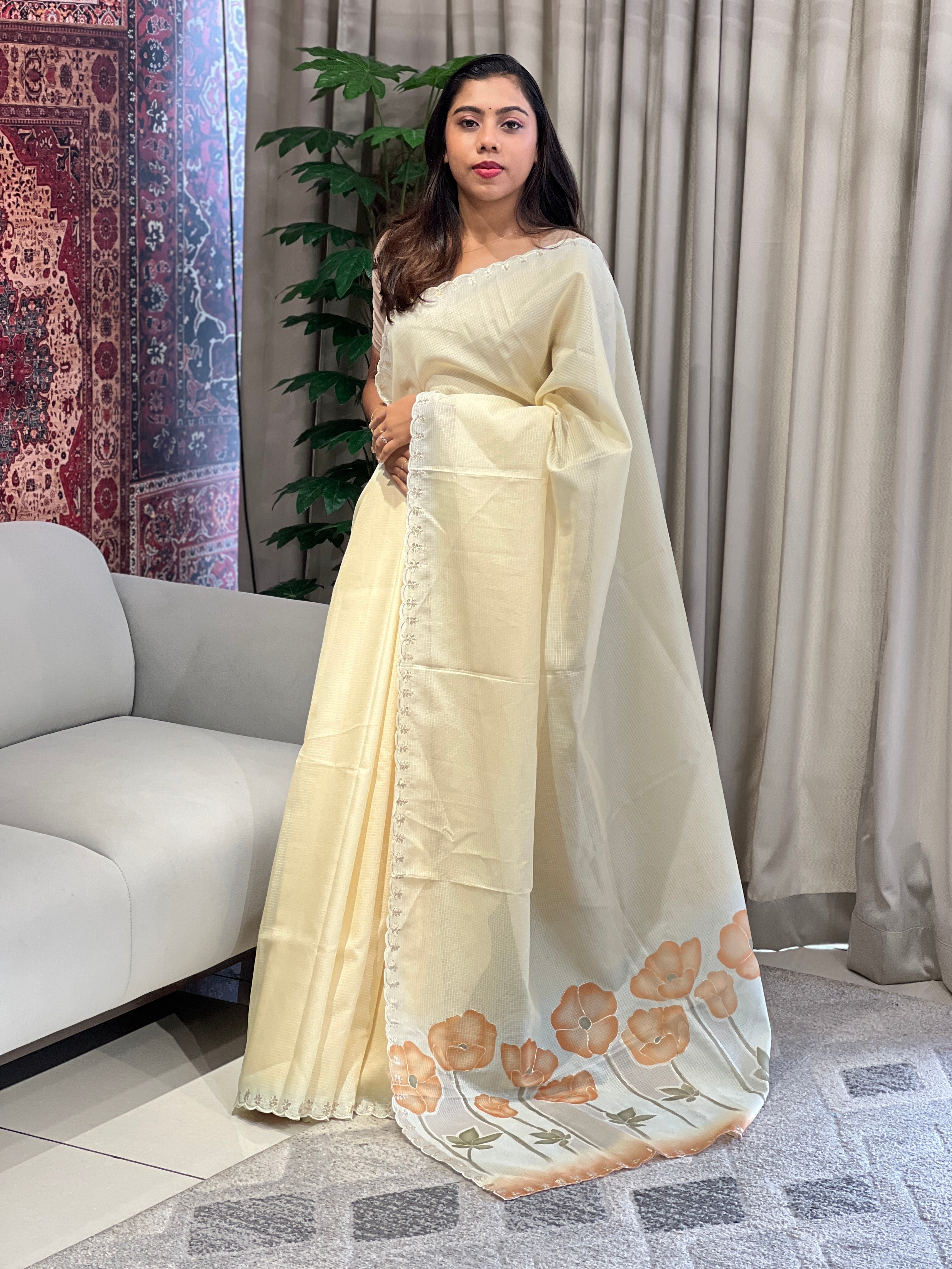 Pita Work Detailed Silky Kota Saree | BLD1814