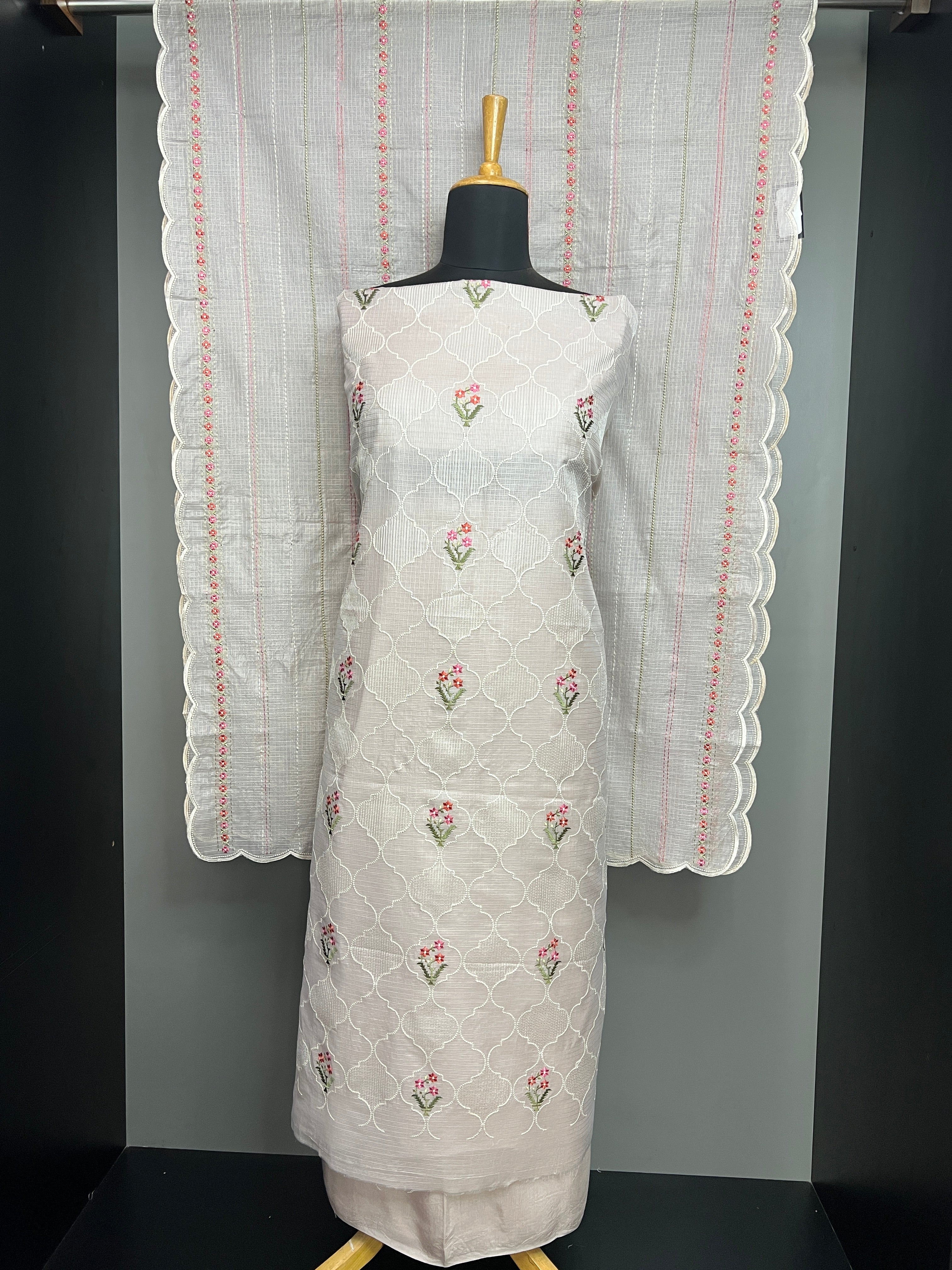 Machine Embroidery Deatailed Kota Salwar Set | MR345