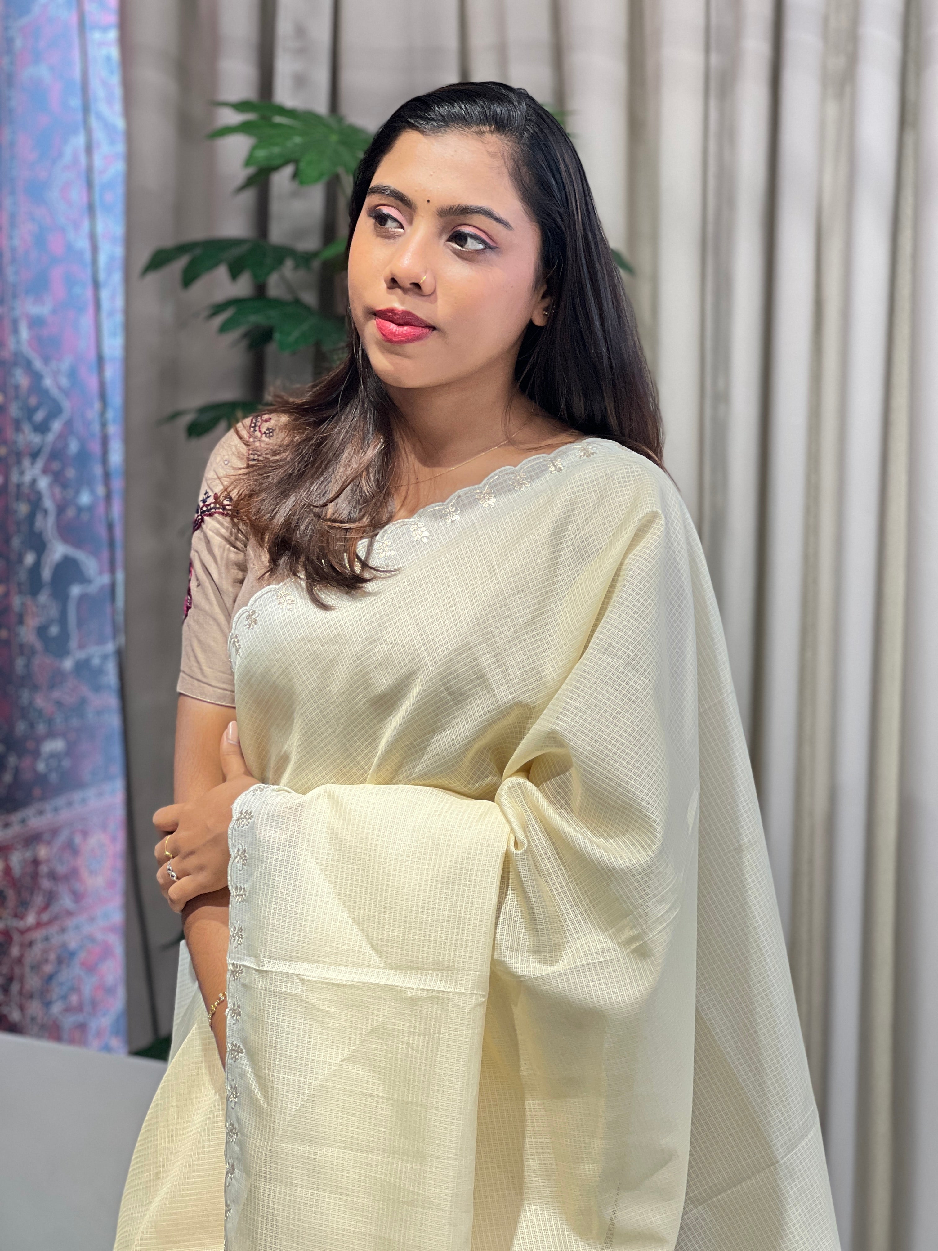 Pita Work Detailed Silky Kota Saree | BLD1814