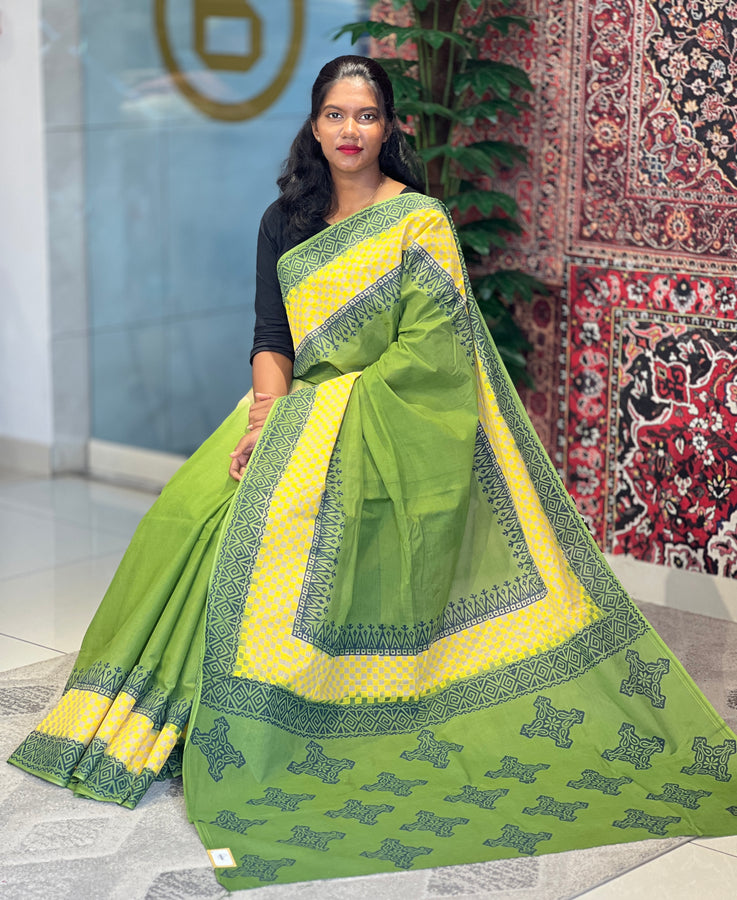 Printed Cotton Saree | SFA127