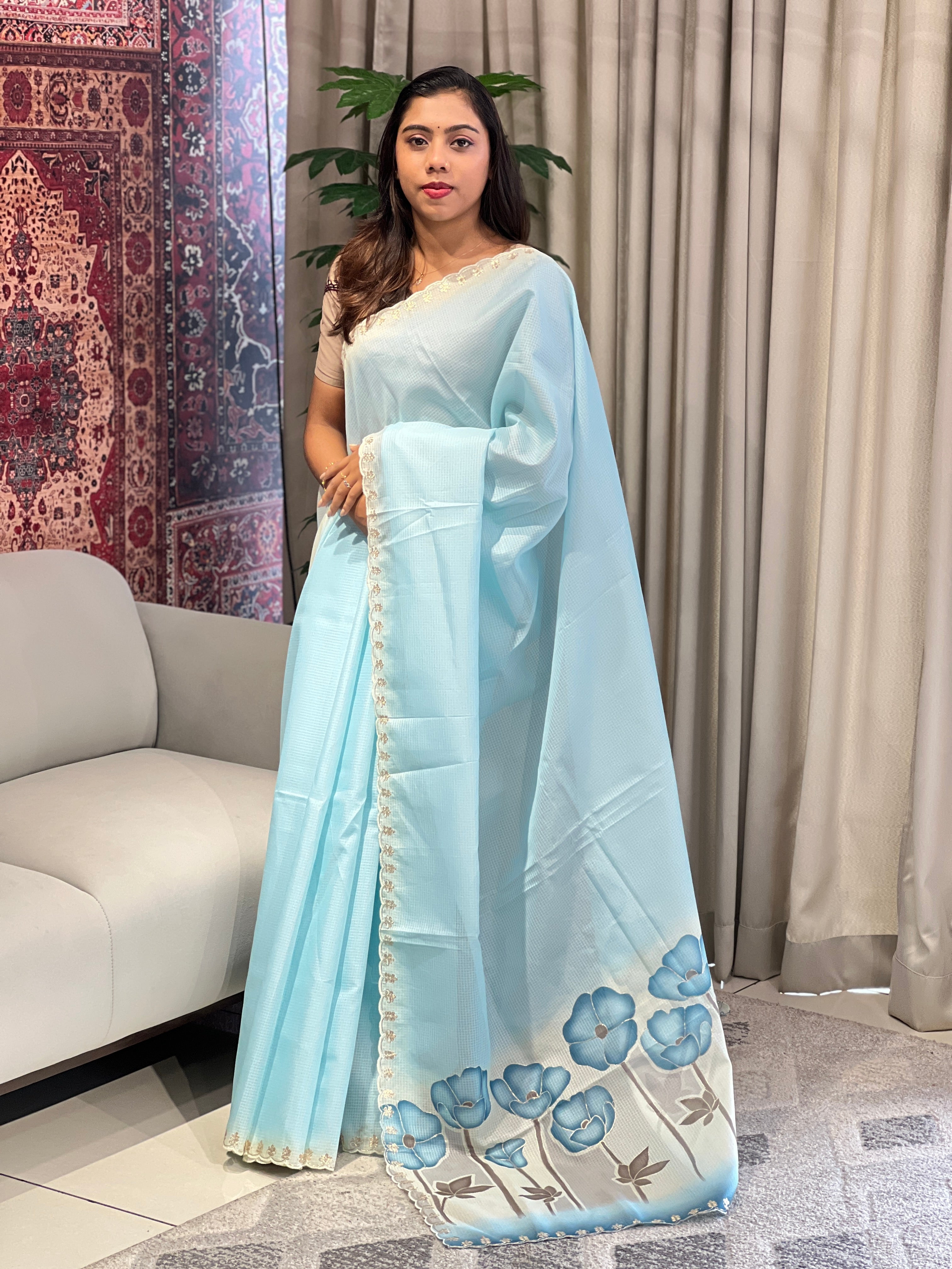 Pita Work Detailed Silky Kota Saree | BLD1816